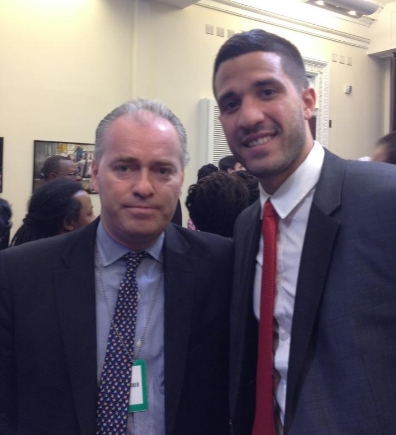 WHITE HOUSE with NBA's GREIVIS VASQUEZ