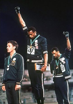 John Carlos @ Olympic Games in Mexico City, Mexico