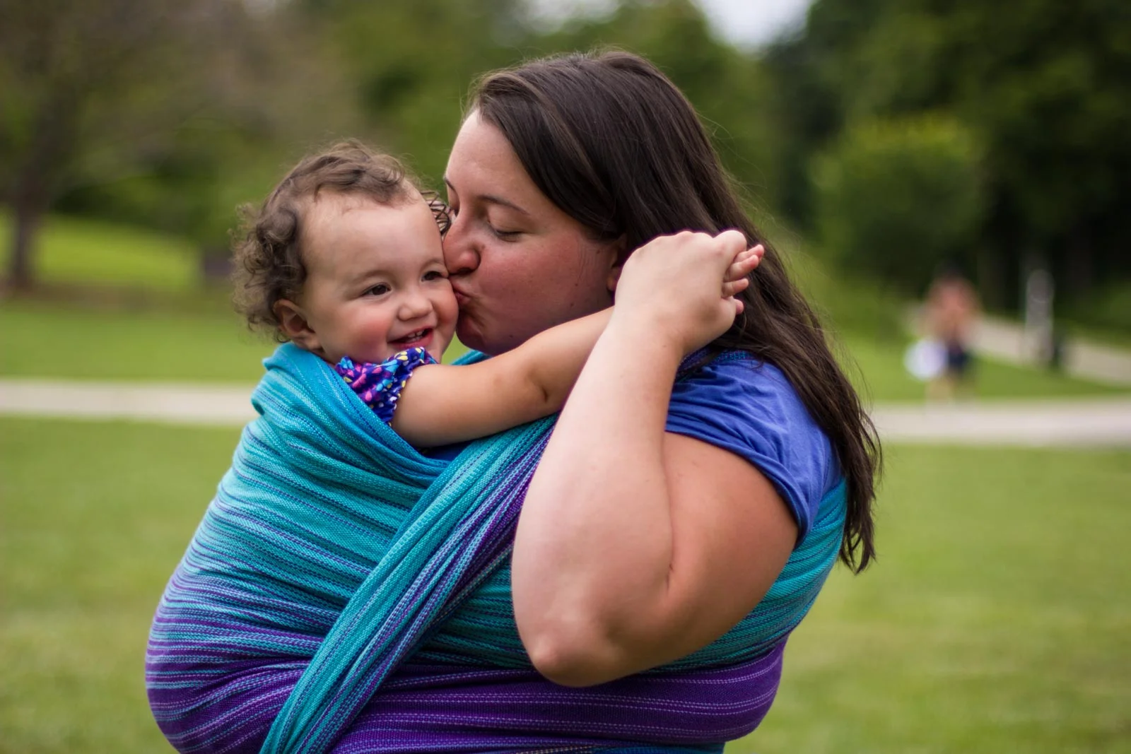 Babywearing trial run
