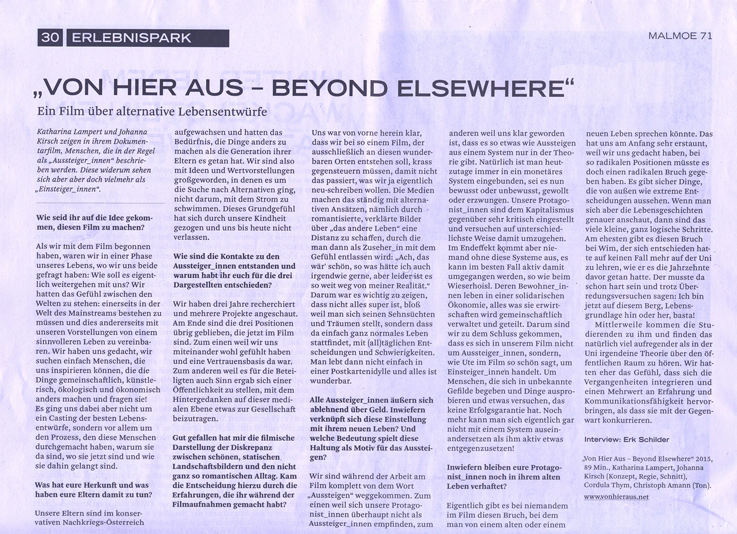 Artikel vom Mai 2015