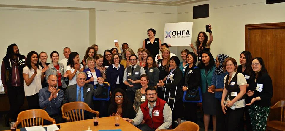 NARAL Pro-Choice Oregon joining OHEA to lobby on Fair Shot issues. 