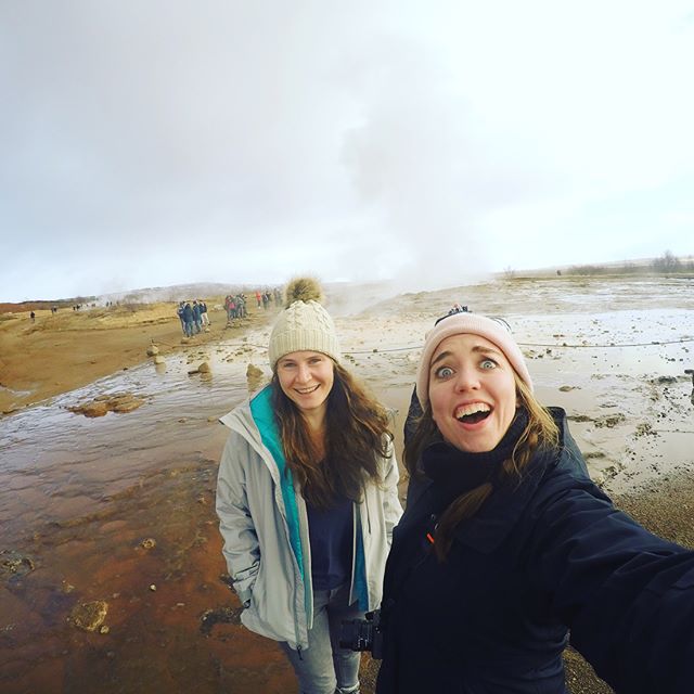 Geysers, waterfalls, and selfie sticks...oh my! 🌋💦😬 #goldencircle