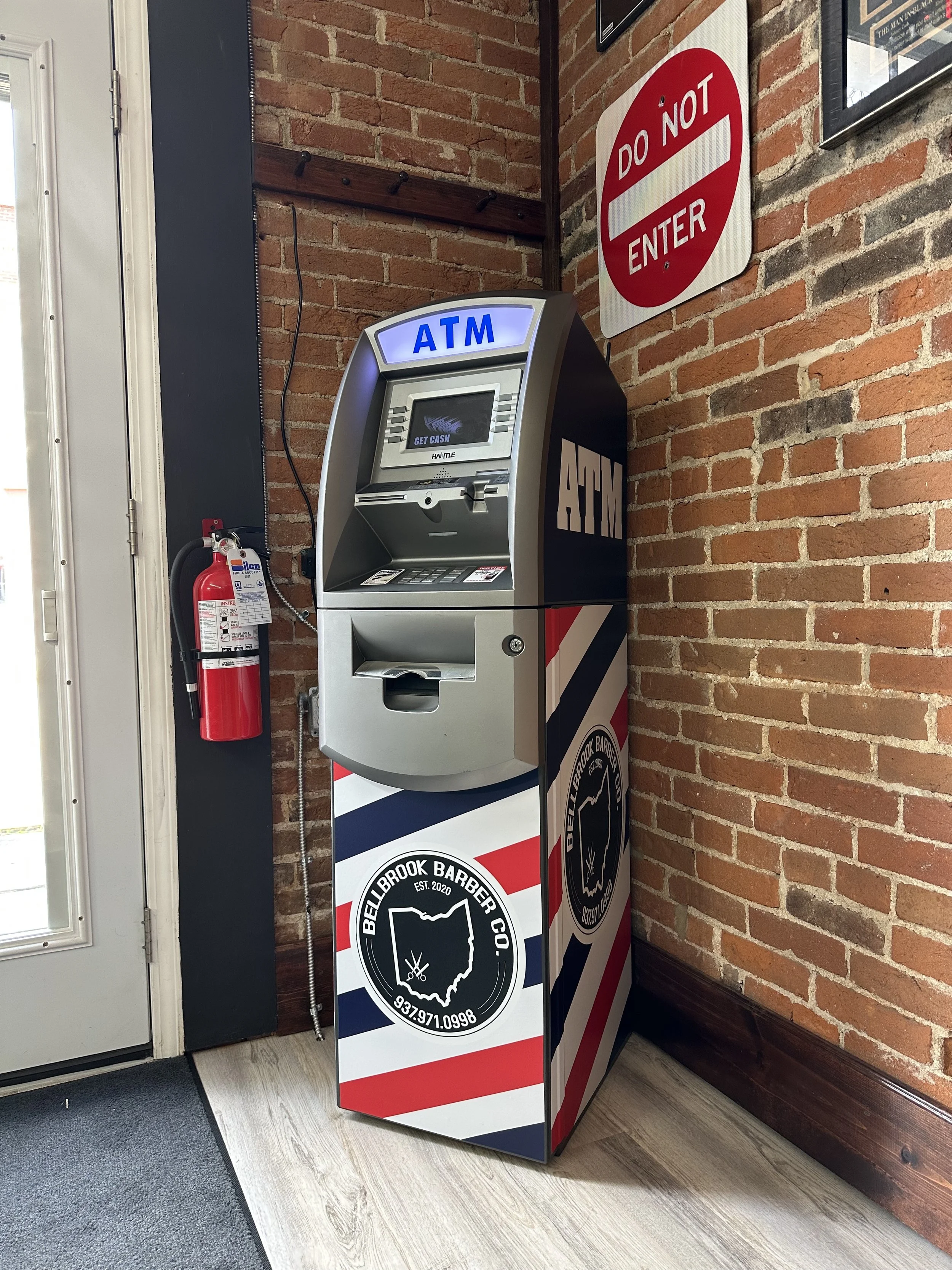 Barbershop ATM — International Cash Systems 1-800-467-3759