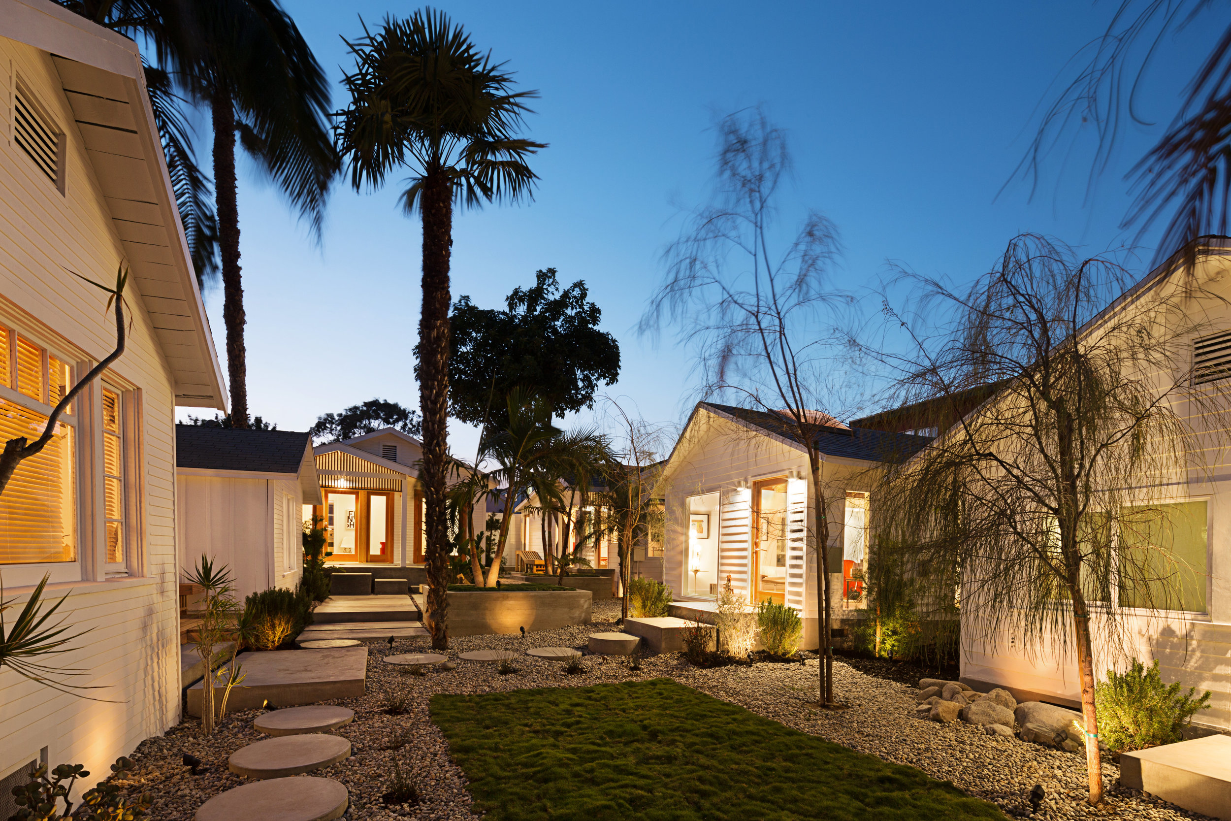 The Westminster Place Historic compound offering eight eclectic homes on huge double lot. Live lavishly with your family across all bungalows, start a commune or simply enjoy top market rents.