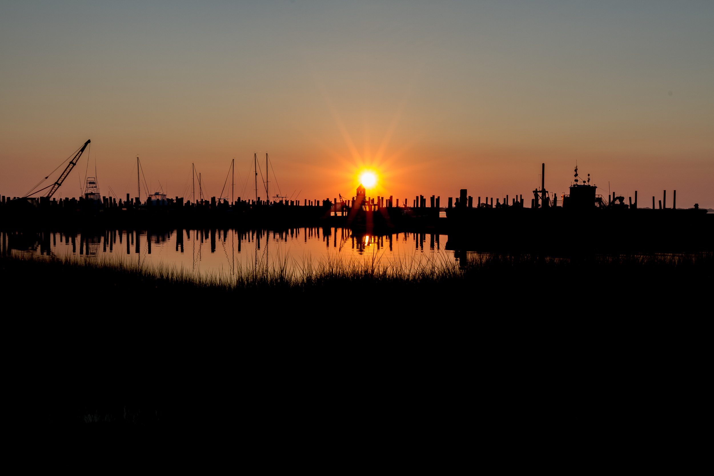 Harbor sunrise 