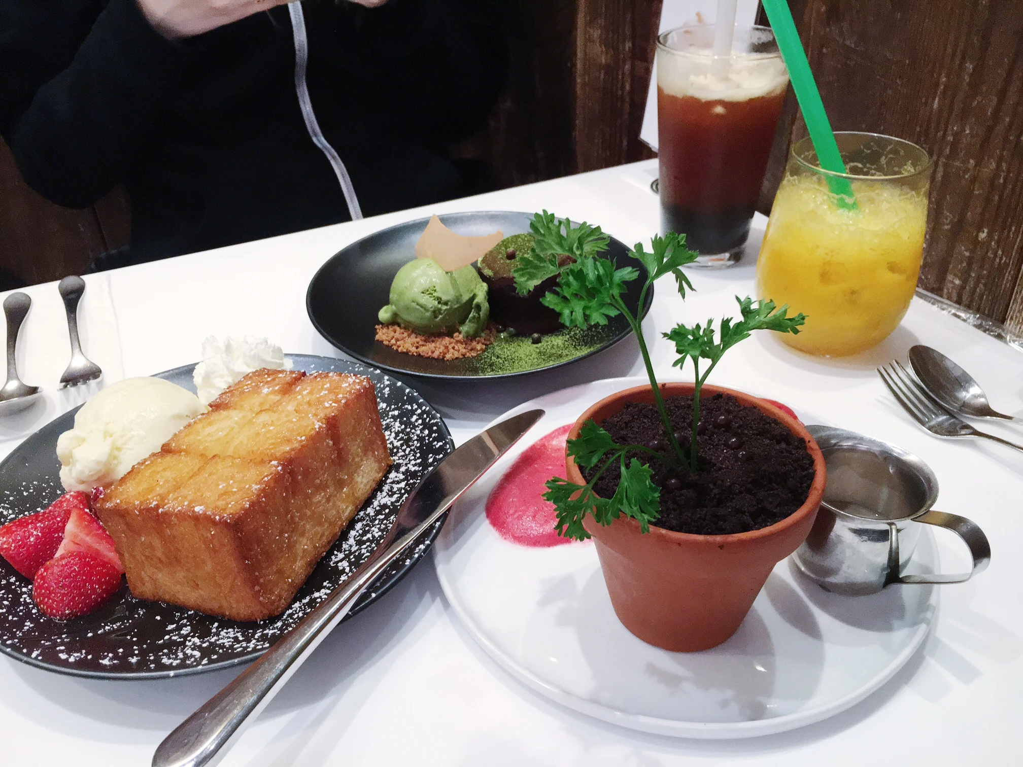 Birthday dessert at Spot Dessert Bar