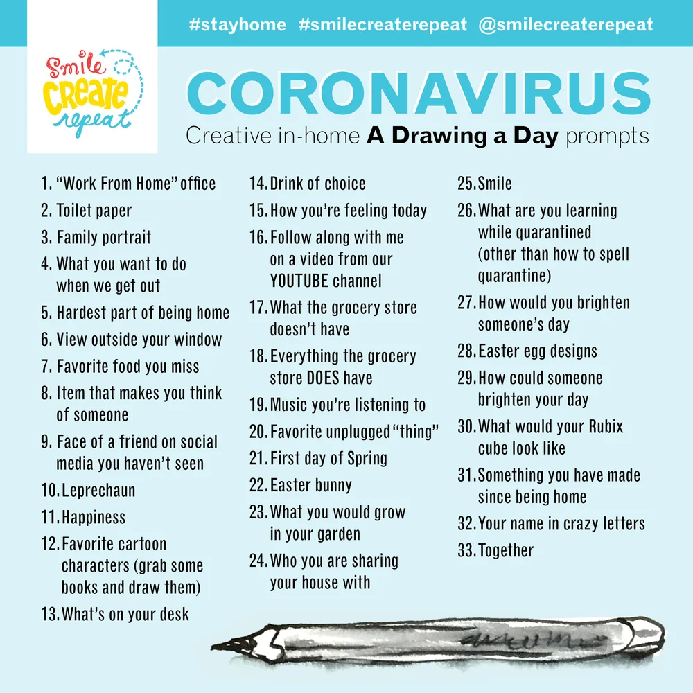 When The World Gives You Covid 19 Quarantine Make Lemonade Or Drawings Art Supply Subscription Box Smile Create Repeat
