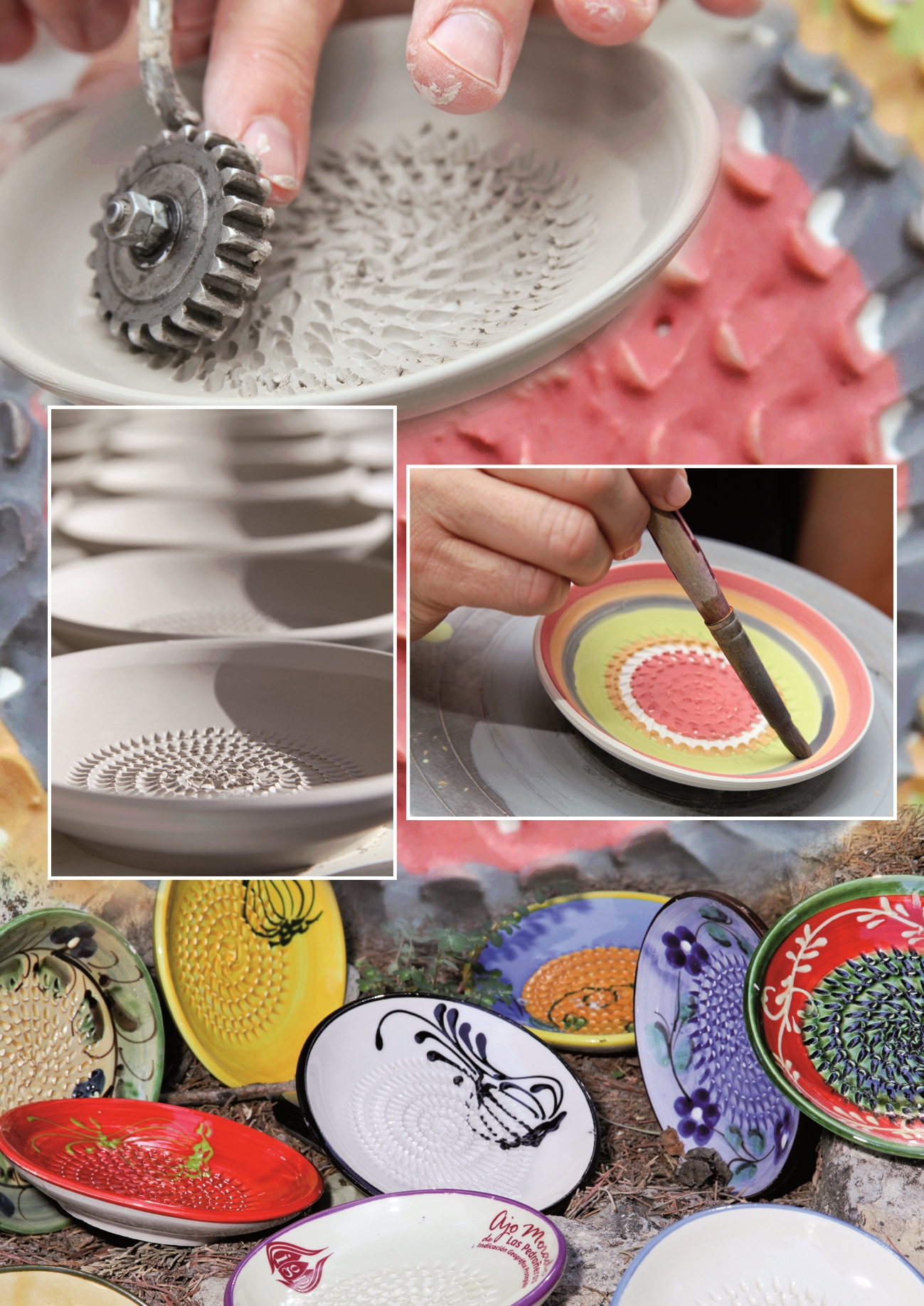 Garlic Grater Plates and Ceramic Kitchenware