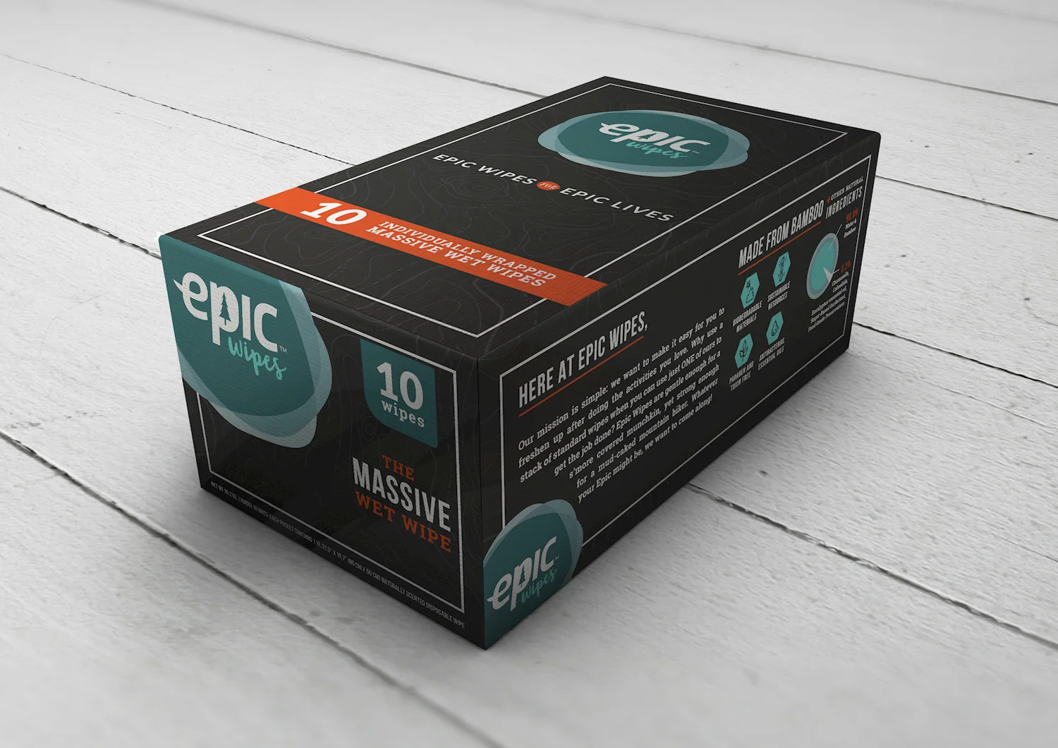 Epic Wipes Retail Box