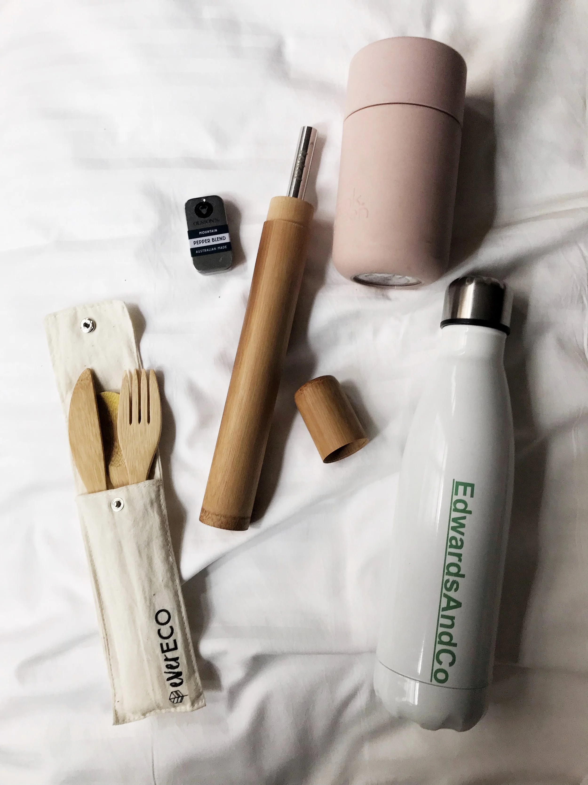 My sustainable travel kit
