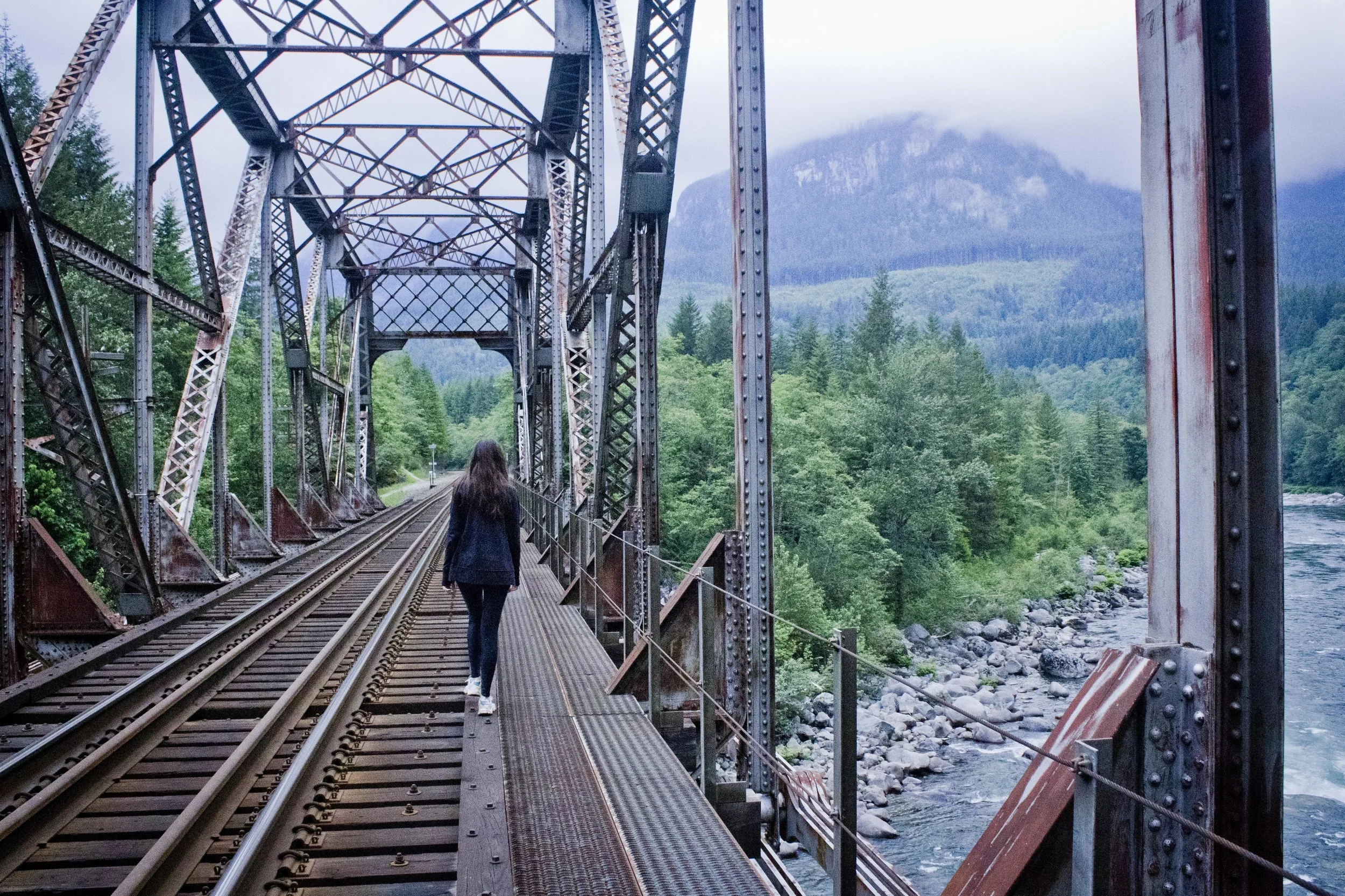 Stevens Pass railway, May 2015
