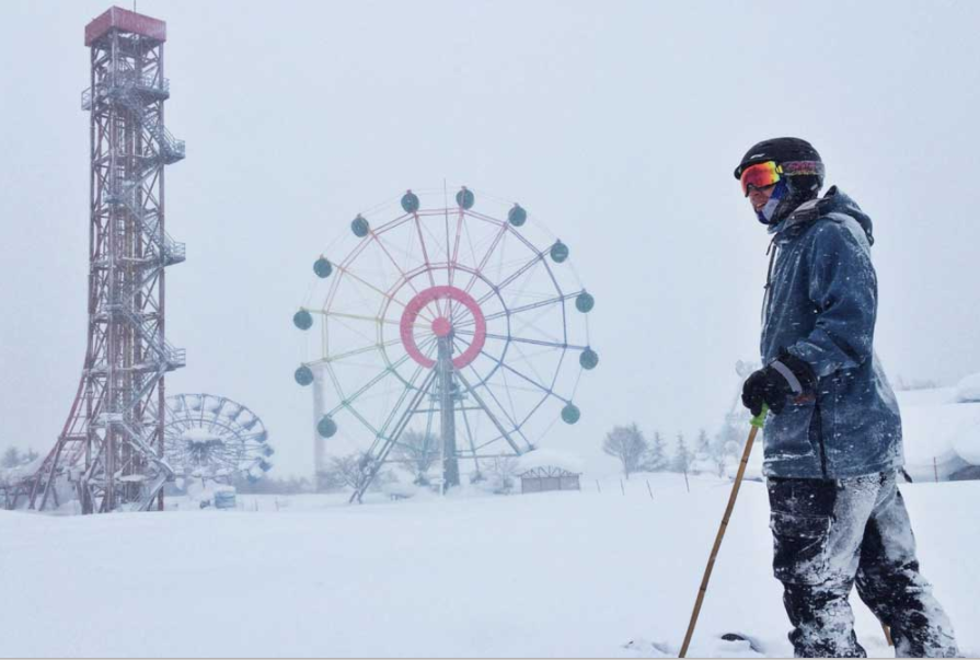 Ski paradise or amusement capital? Hokkaido struggles to make up its mind. Thanks to Eric Dyer for the photo.
