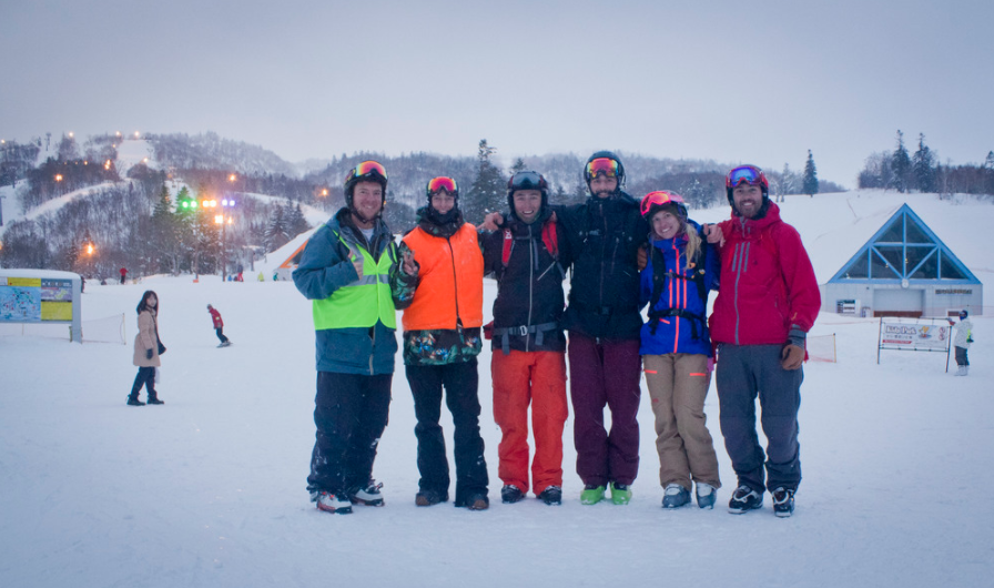 The Kirikrew takes flight in Hokkaido circa 2015.