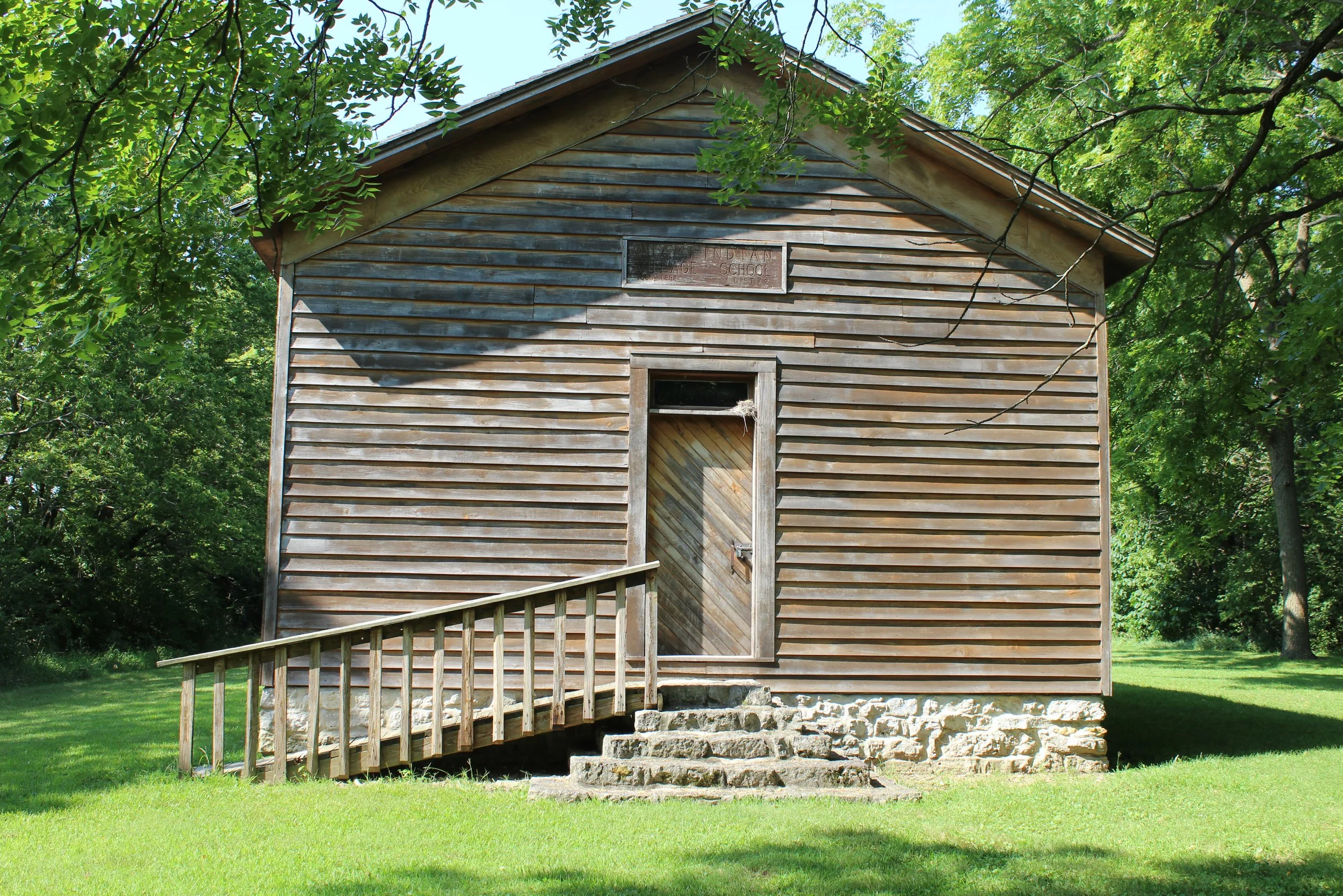 Meshingomesia Schoolhouse open during Mississinewa 1812 Day 1