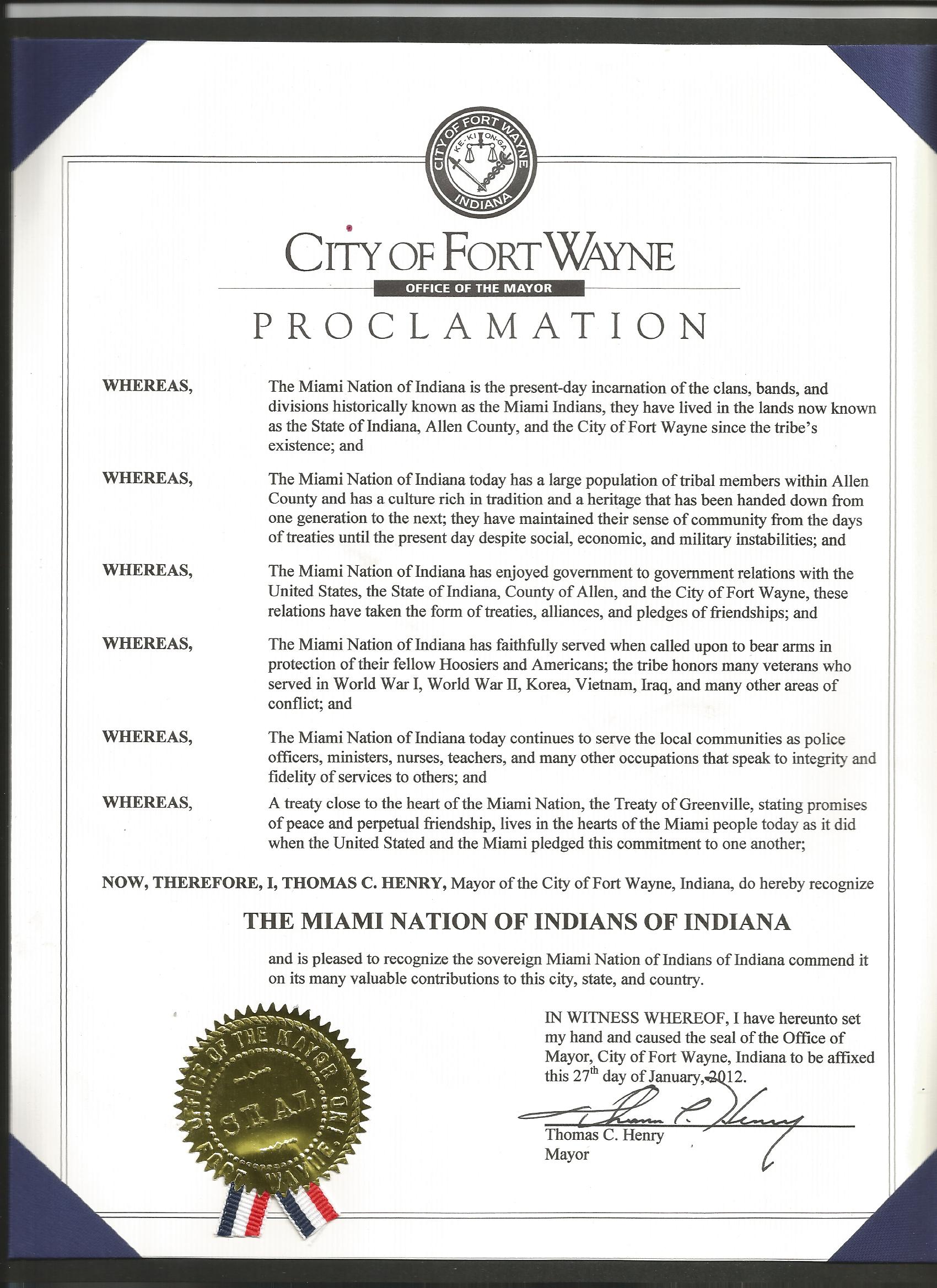 Proclamation City of fort Wayne.jpg