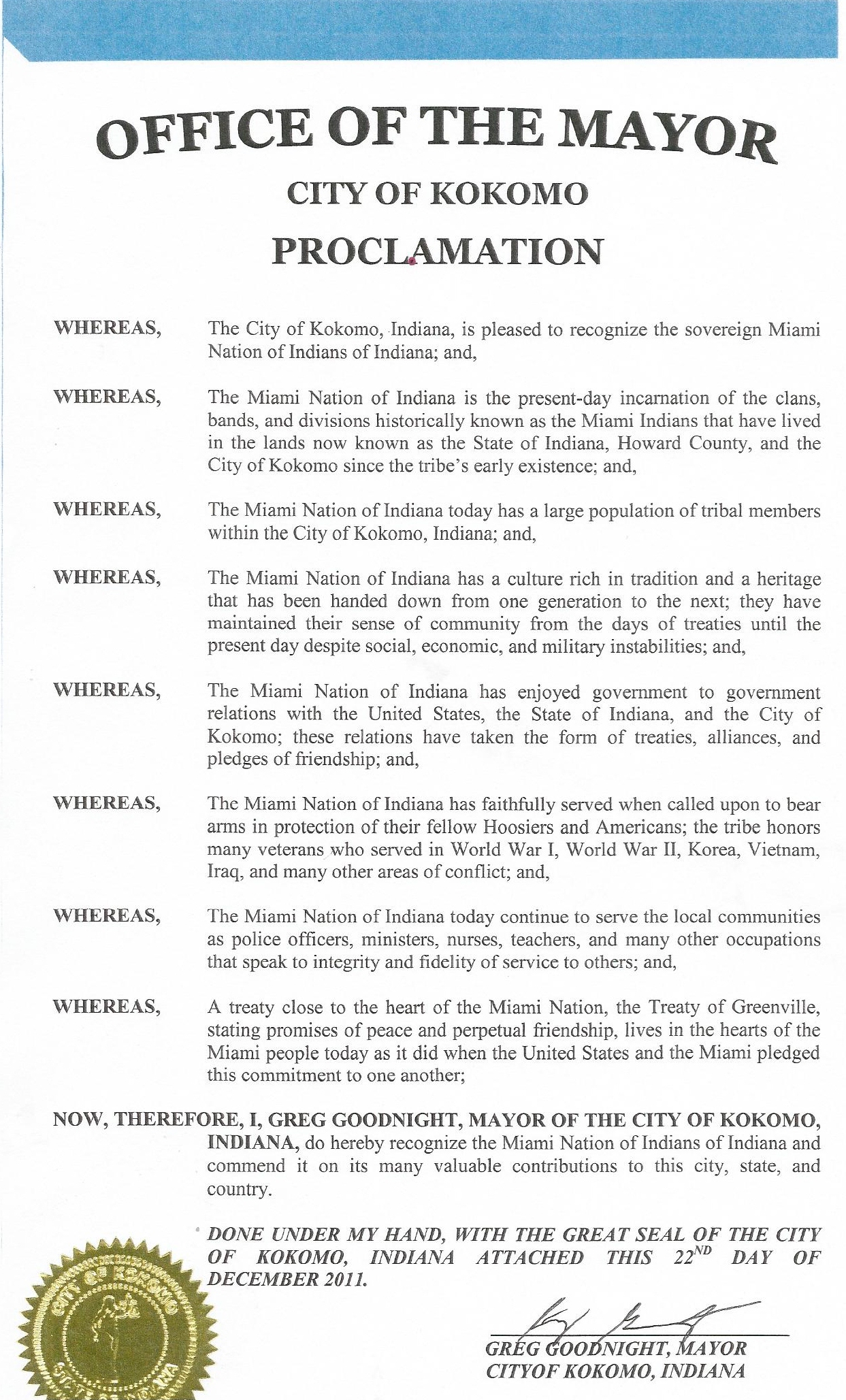 Proclamation City of Kokomo.jpg