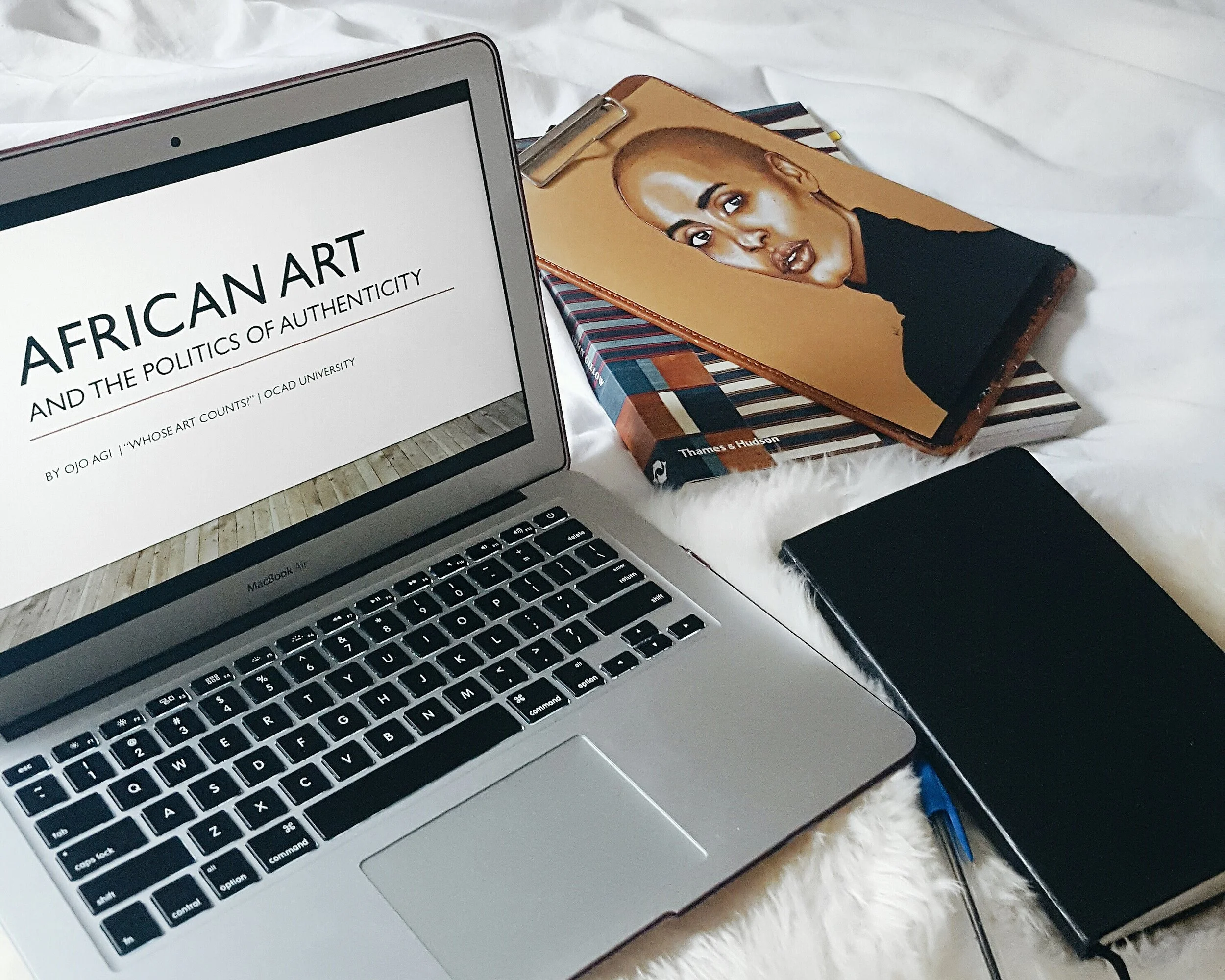 Preparing for a presentation at OCAD University's research panel "Whose Art Counts?" (January 2017)