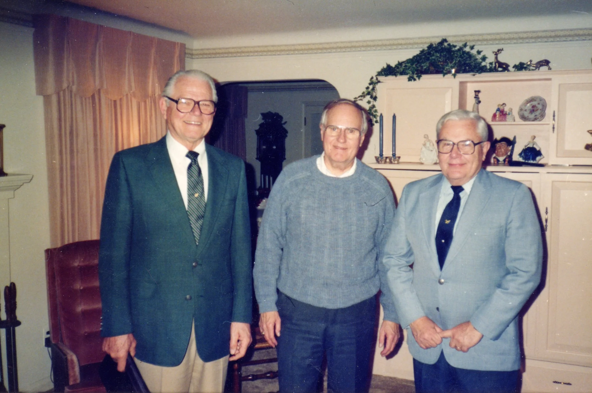 Left to right: Corman Bean, Bill Dewey, George Collar