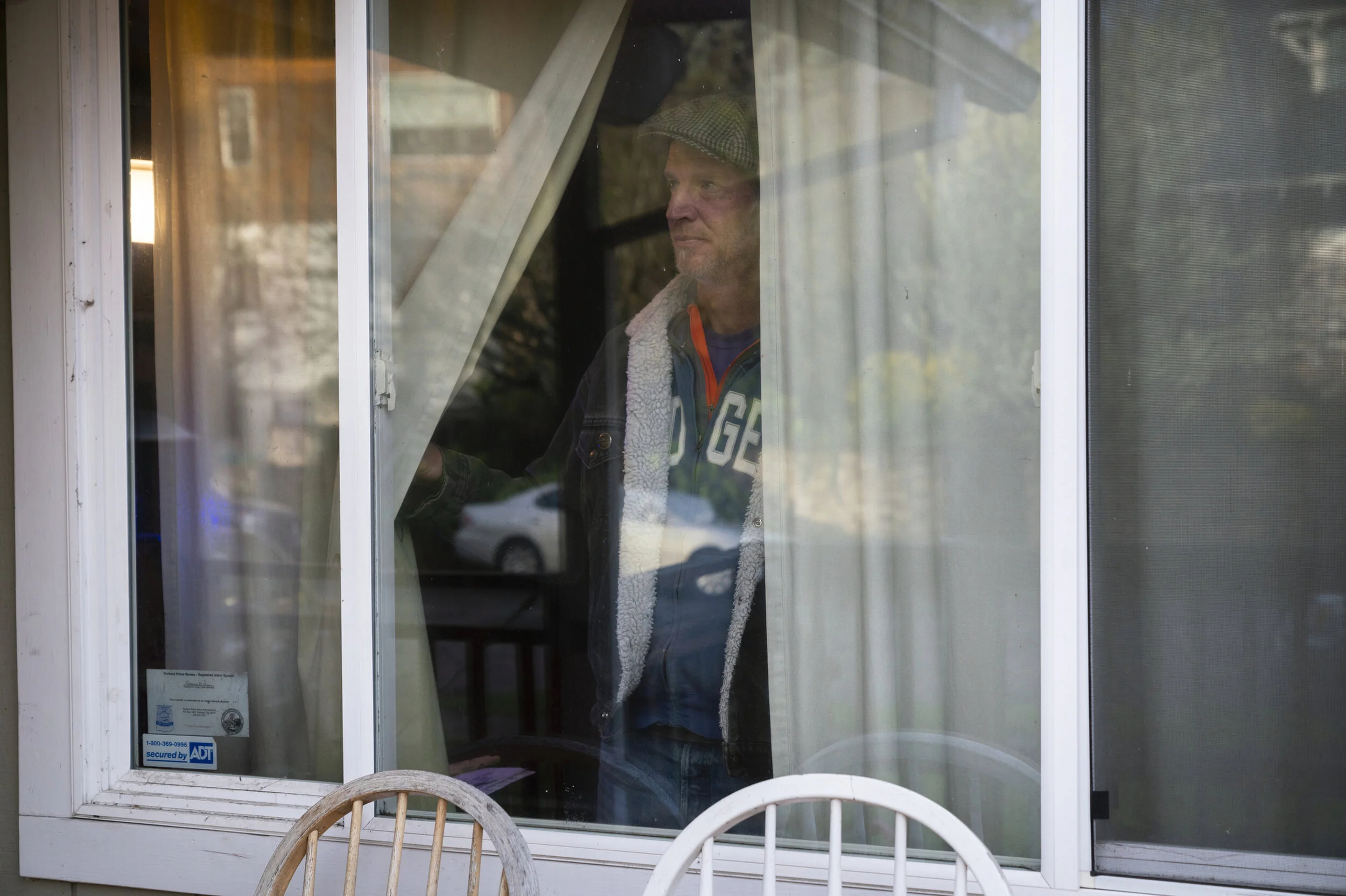  Matthew King stands for a portrait in her home during PortlandÕs stay home, stay safe order on March 24, 2020 in Portland, Oregon 