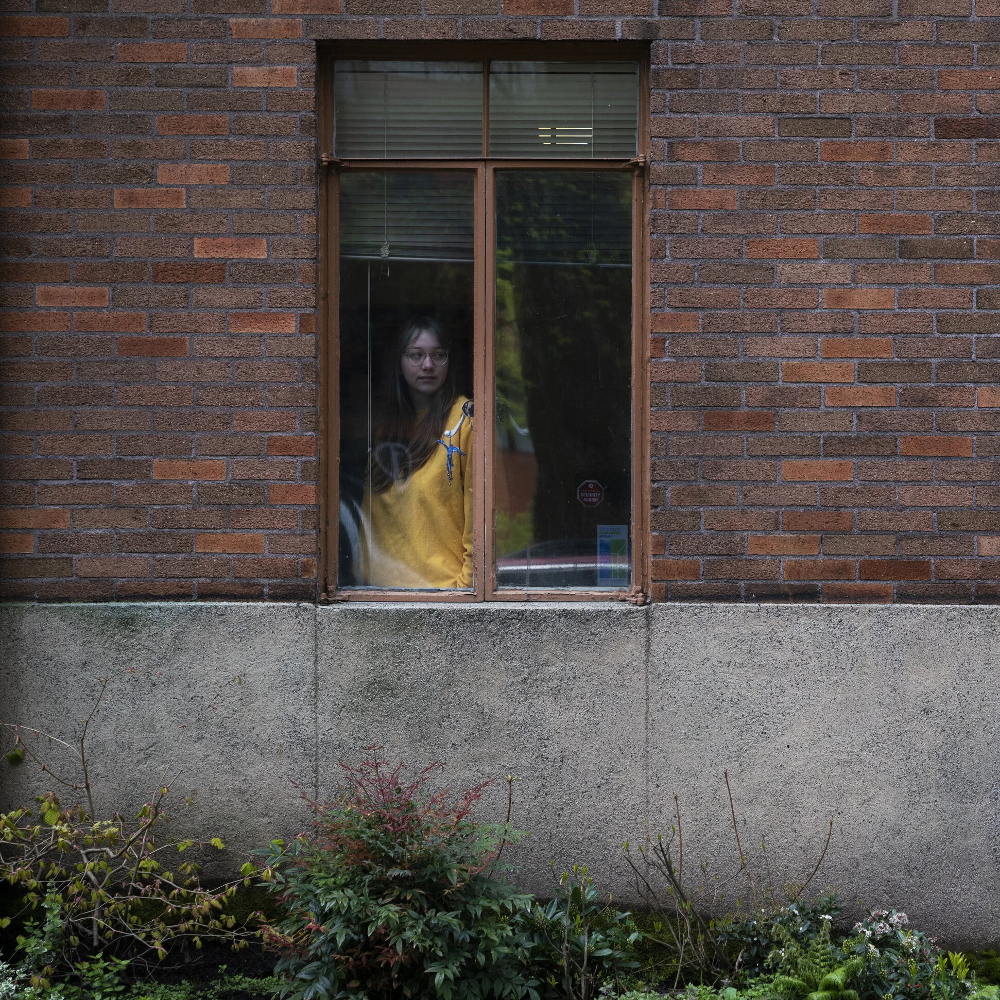  Grace Wolfe stands for a portrait in her apartment during Oregon’s stay home, stay safe order on April 3, 2020 in Portland, Oregon. 