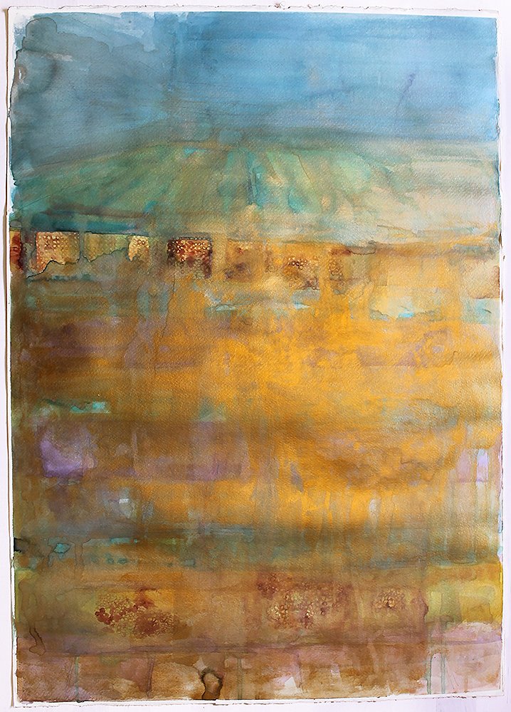 Texture 4, 2018・watercolor on paper, 30" x 22"