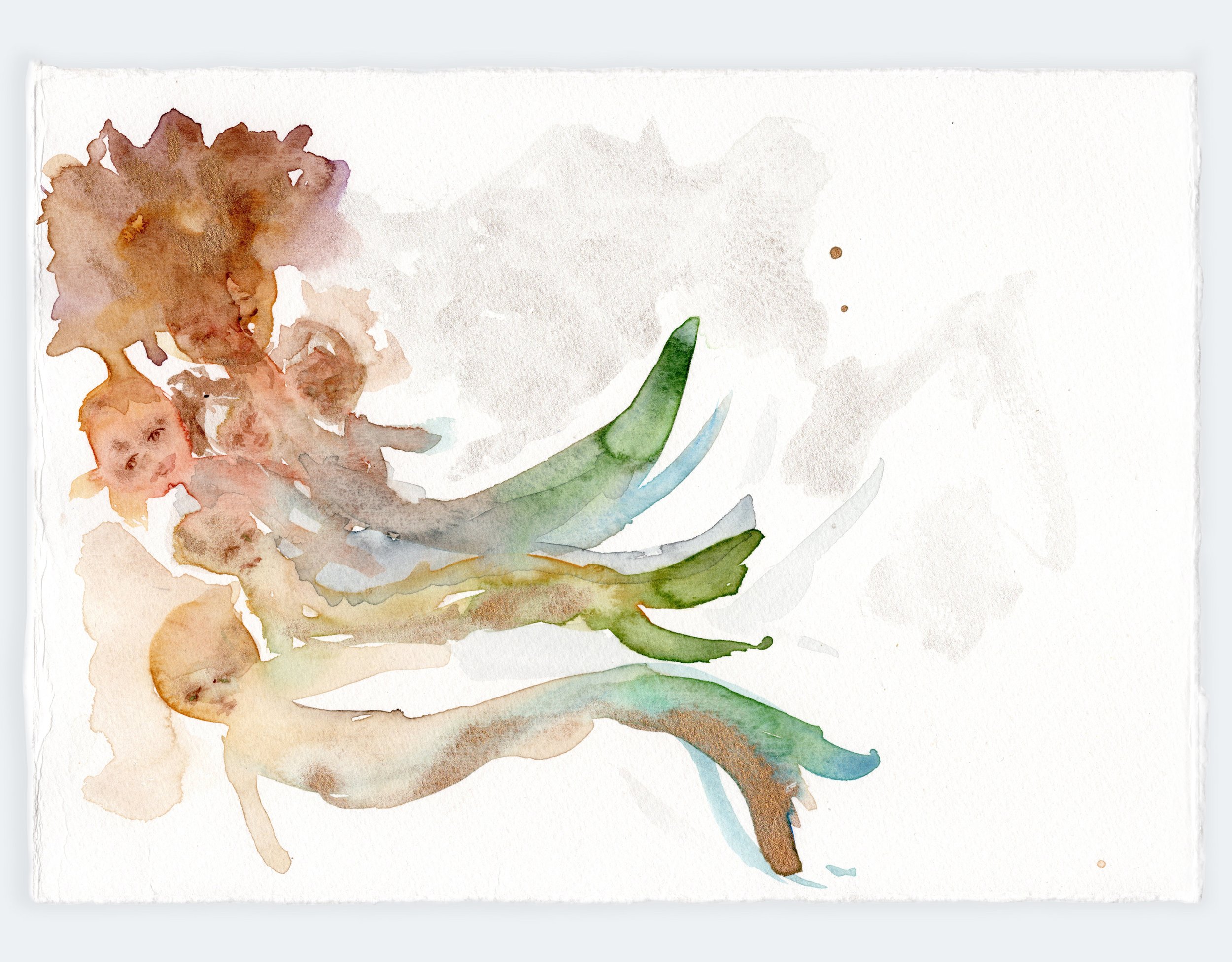 Children, 2024 | watercolor on paper, 10" x 7"