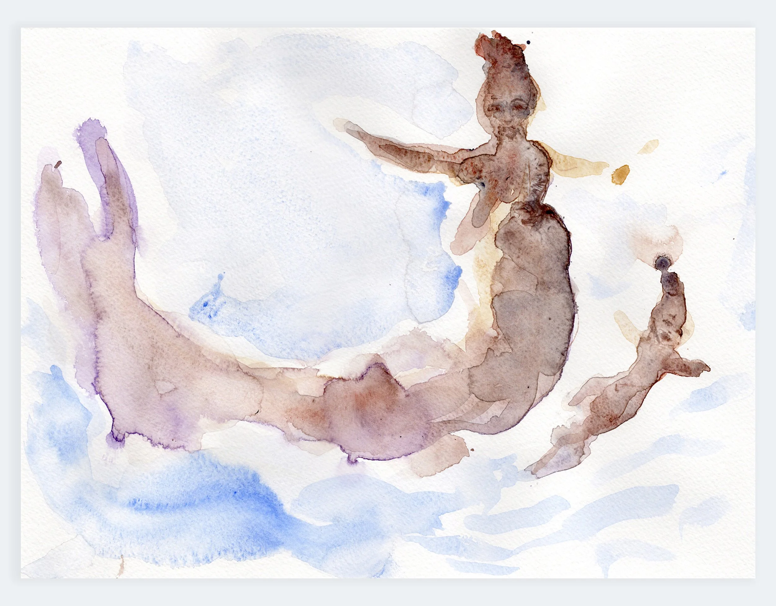 Love, 2024 | watercolor on paper, 9" x 12"
