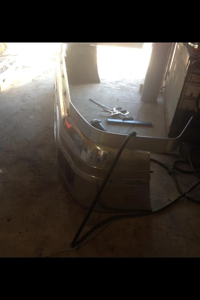 Aluminium truck repairs by Browns Mobile Welding
