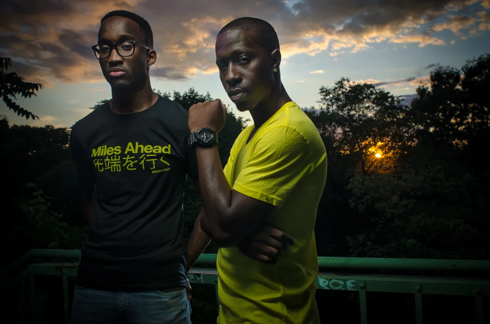 Michael Perryman (right), Founder, Tha Let Out and Kenny, Boston, MA