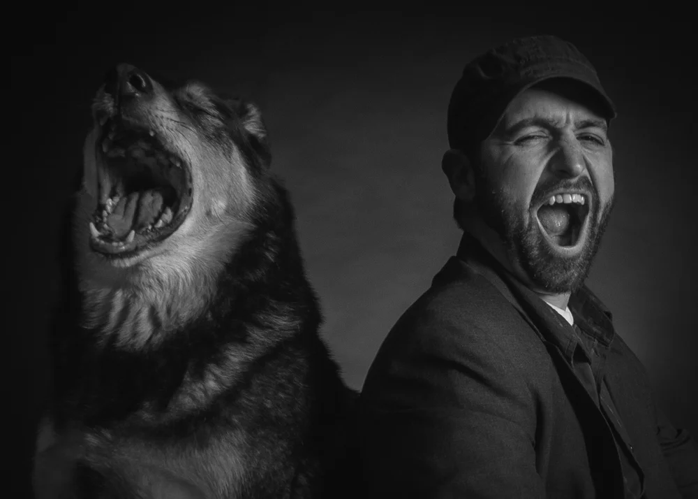 Neeko and comedian Jeremy Furtado, photographed in Warwick, RI