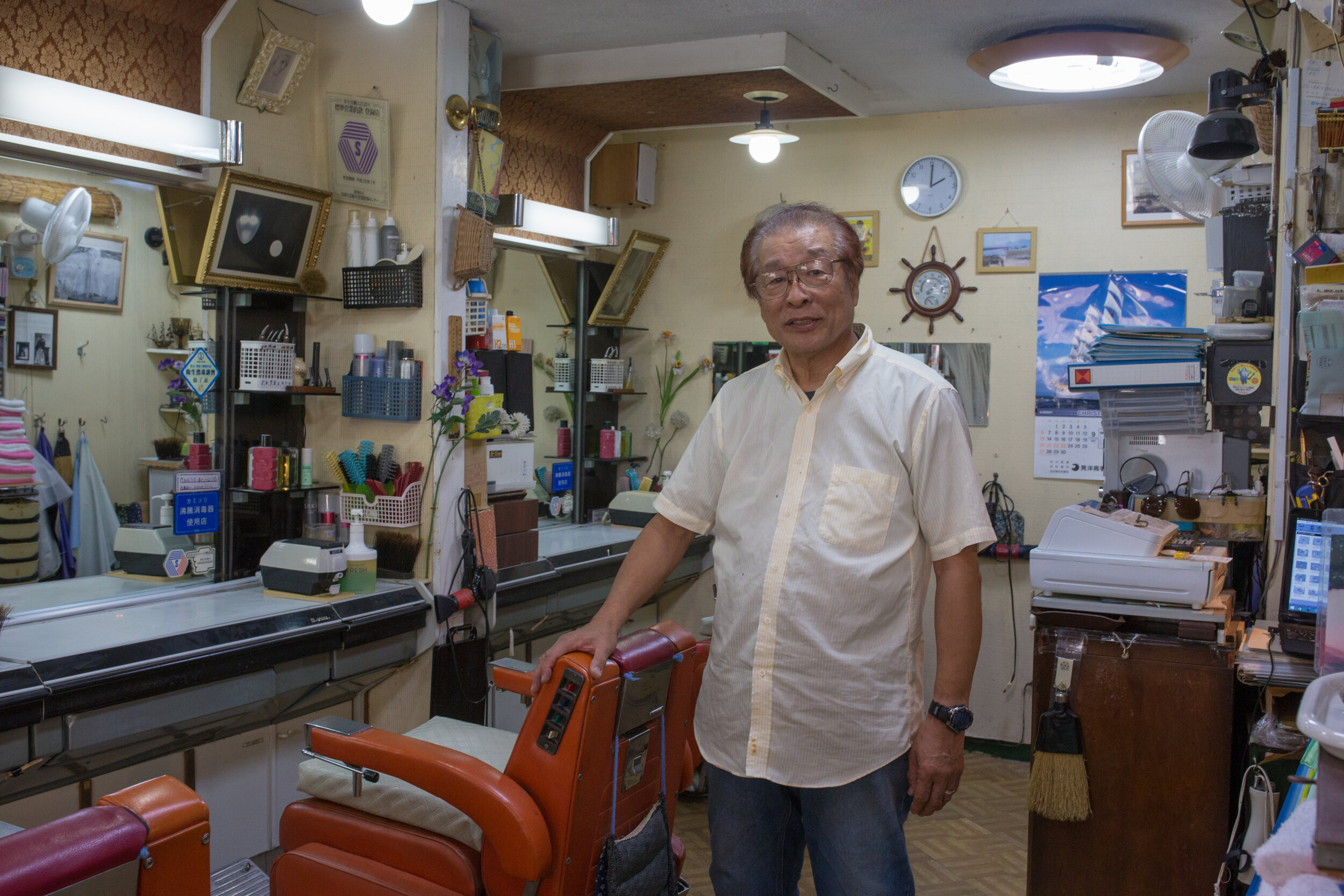 Photographer and Barber