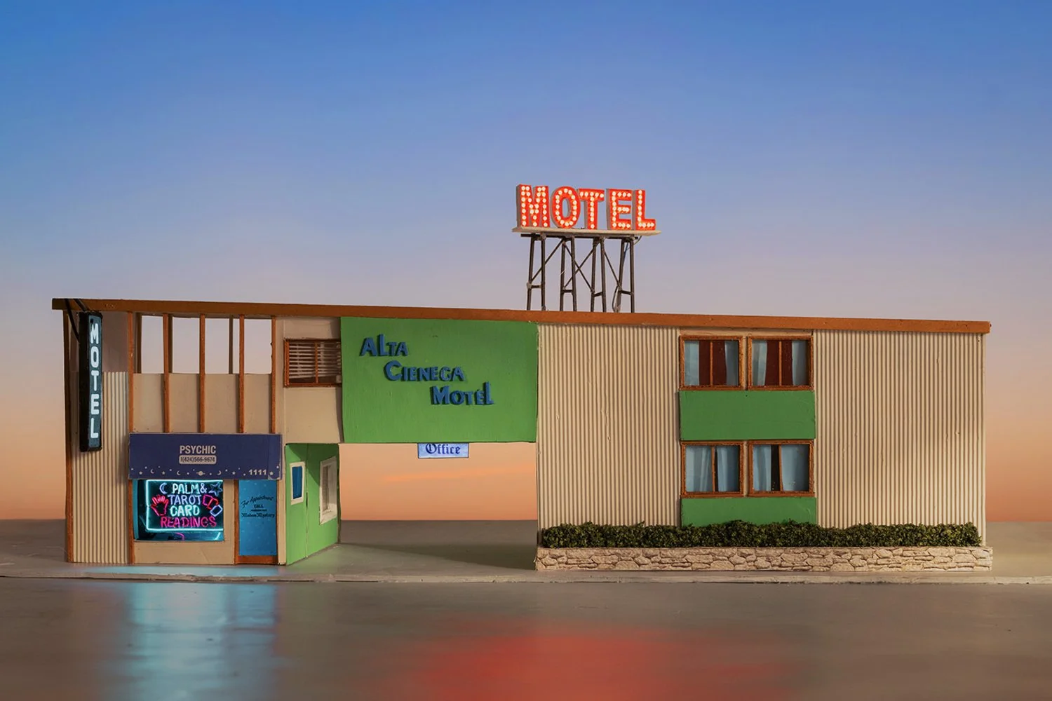   La Cienega Psychic  2024 Giclée print, 125 x 84 cm 