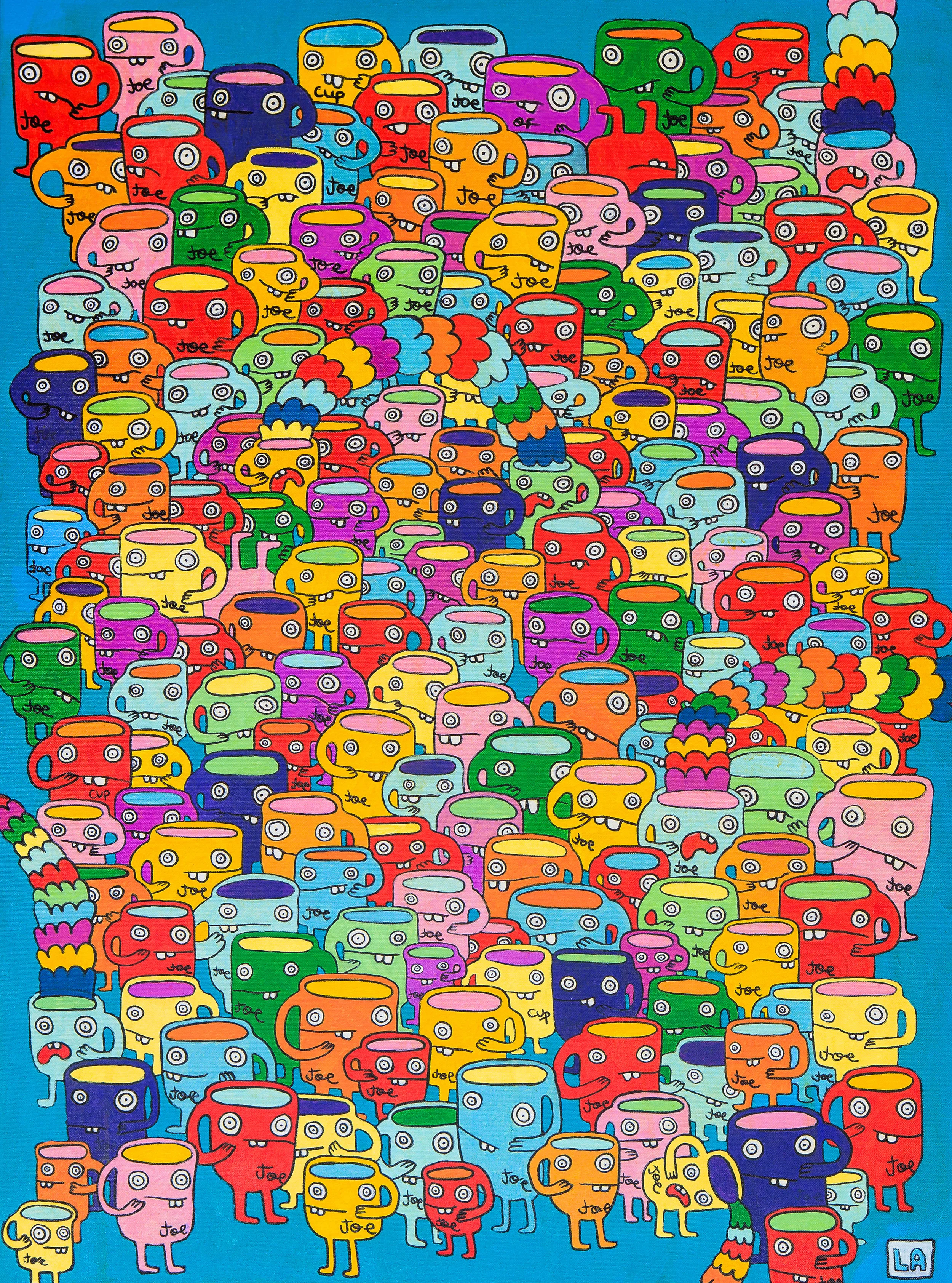 THE JOE'S 20''x40'' ACRYLIC ON CANVAS