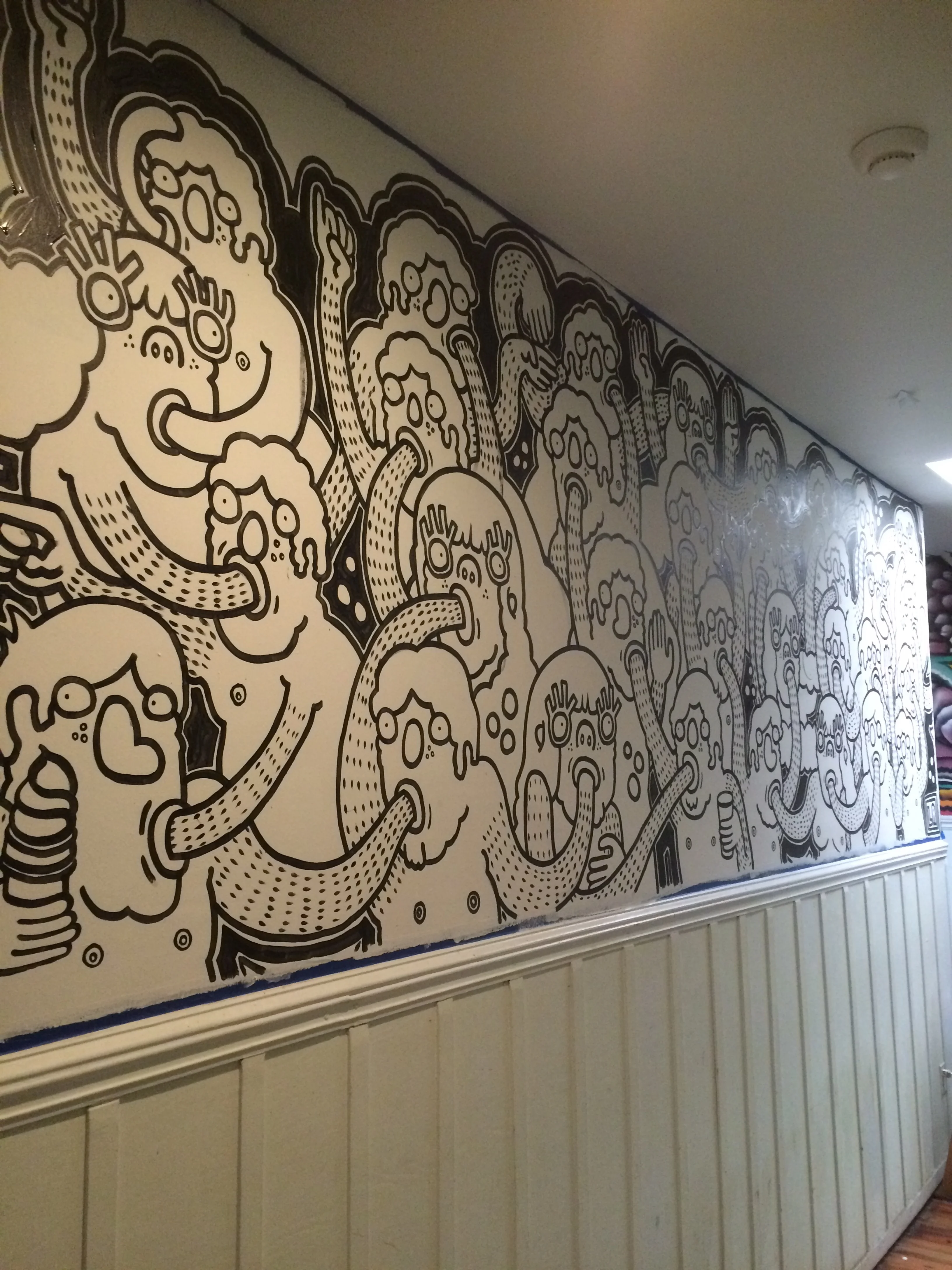 SHARING IS CARING 6' x 20' ACRYLIC PAINT