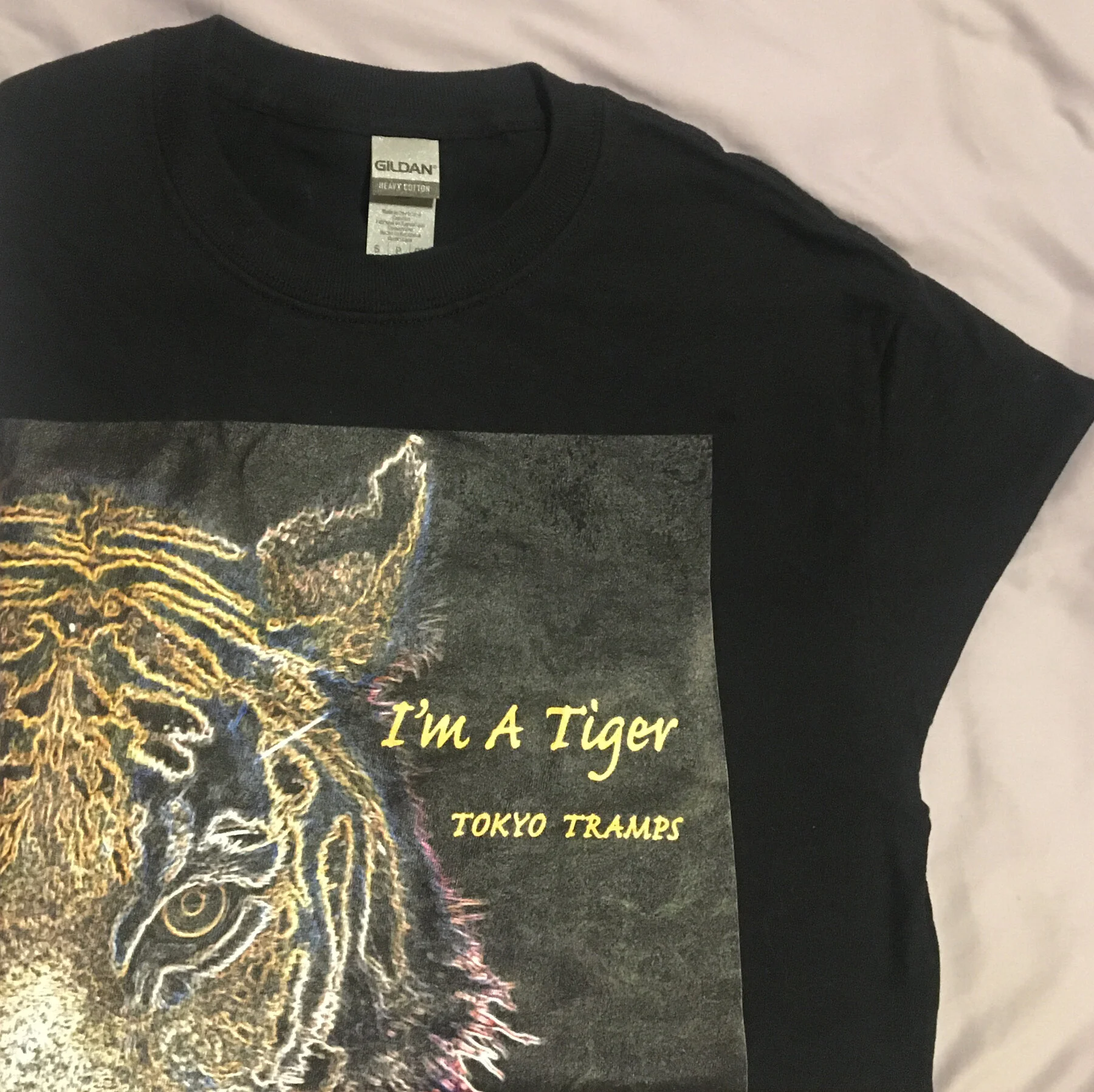 Urban tigers, Tokyo t-shirt graphics - Stock Illustration 59808981