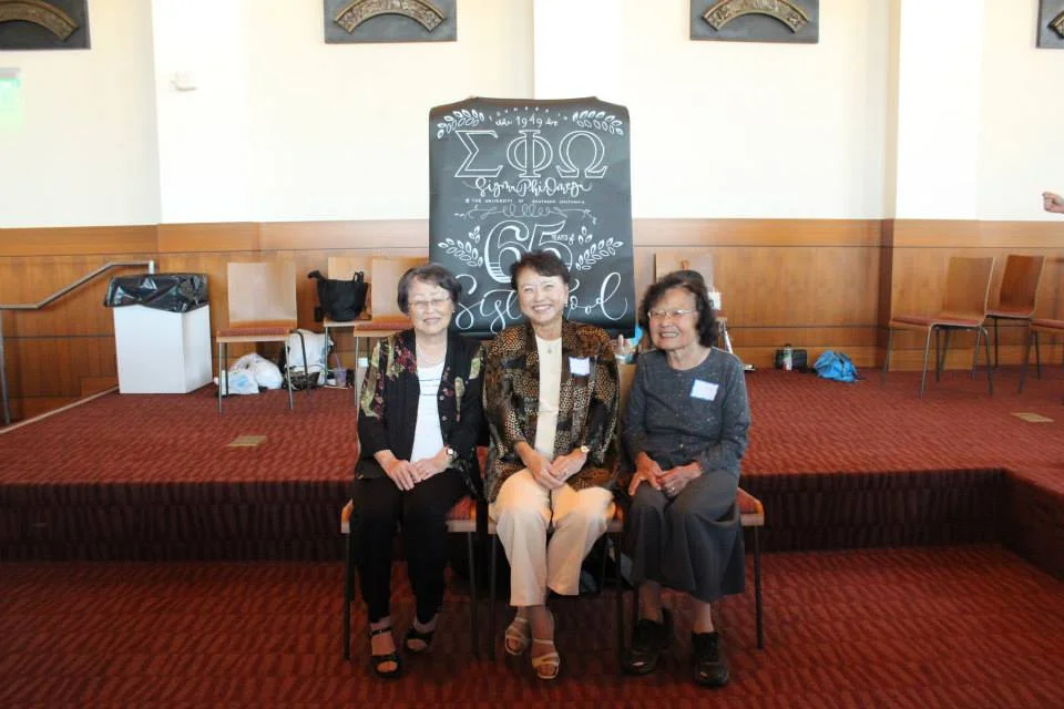 We were honored to have three of our founding mothers return for our 65th Anniversary celebration: Mrs. Helen Morita Matsunaga, Mrs. Akiko Sato Miyamoto, and Mrs. Ida Kado Watanabe.