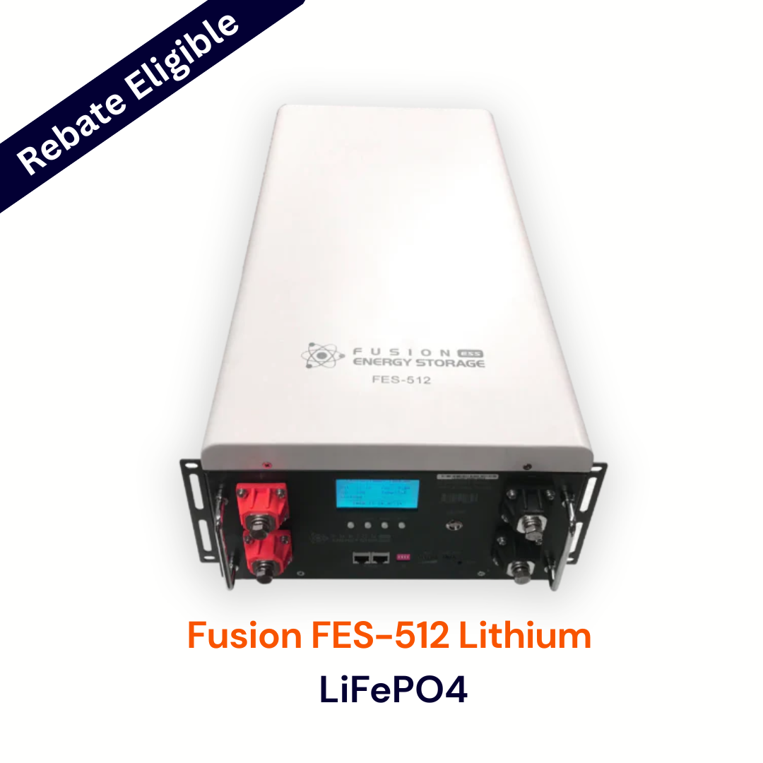 Solar Battery Solutions - Fusion FES-512 Lithium - Australia