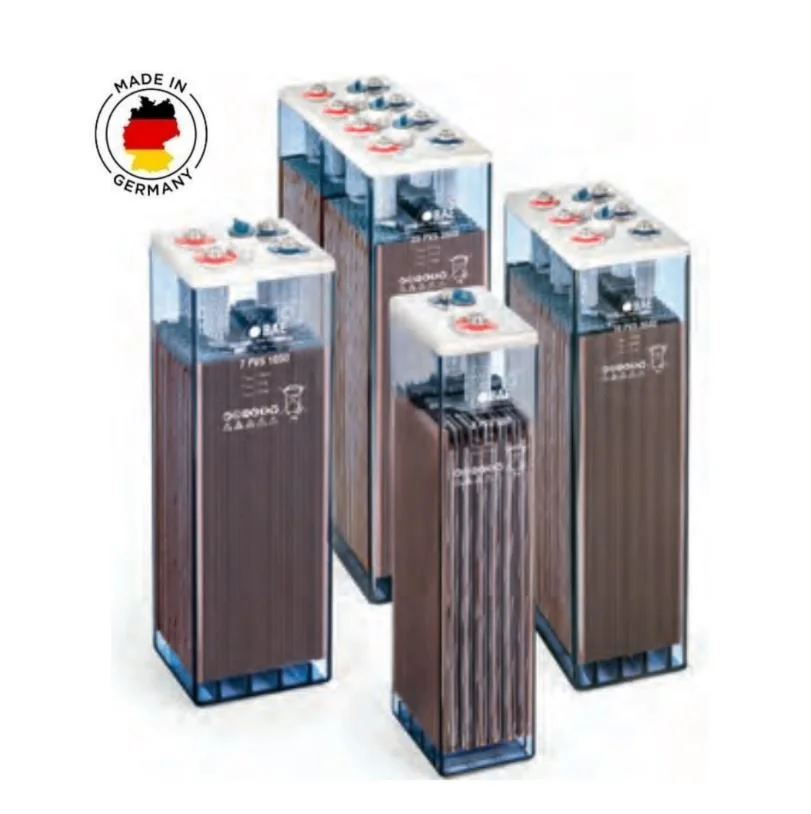 BAE OPzS vented tubular battery for solar power storage.