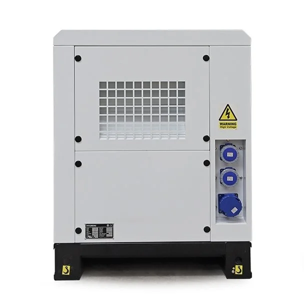 Hyundai DHY22KSEM 27.5kVA heavy duty diesel generator for large properties.