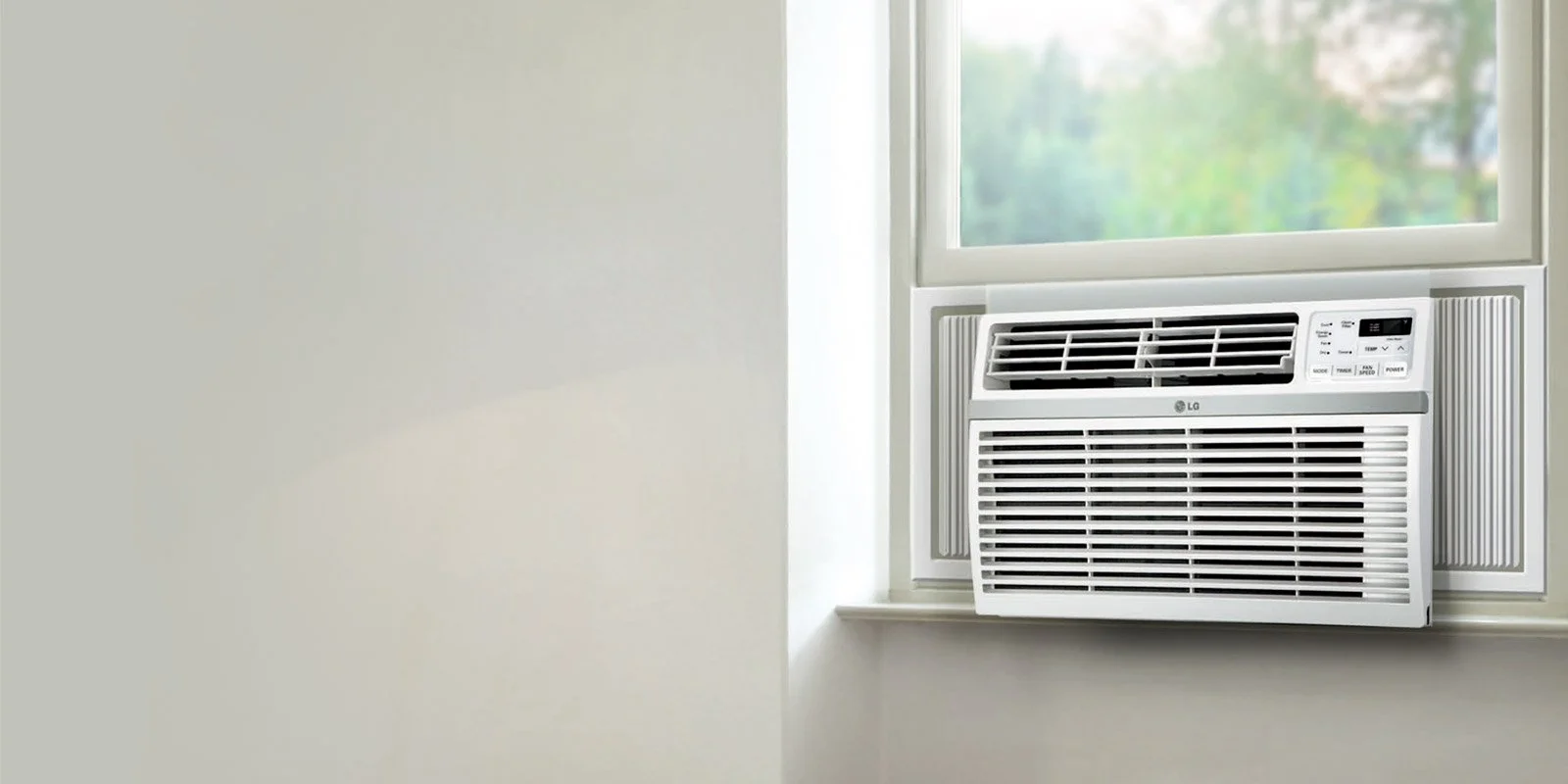 Energy-efficient window type AC unit for off grid living.