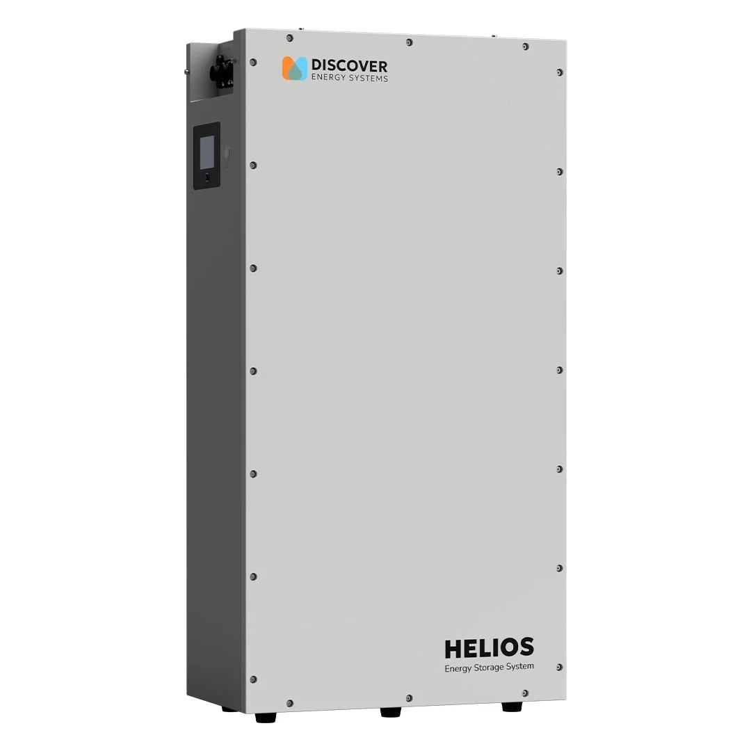 Helios 51.2V 16kWh LiFePO4 energy storage battery system for solar use.
