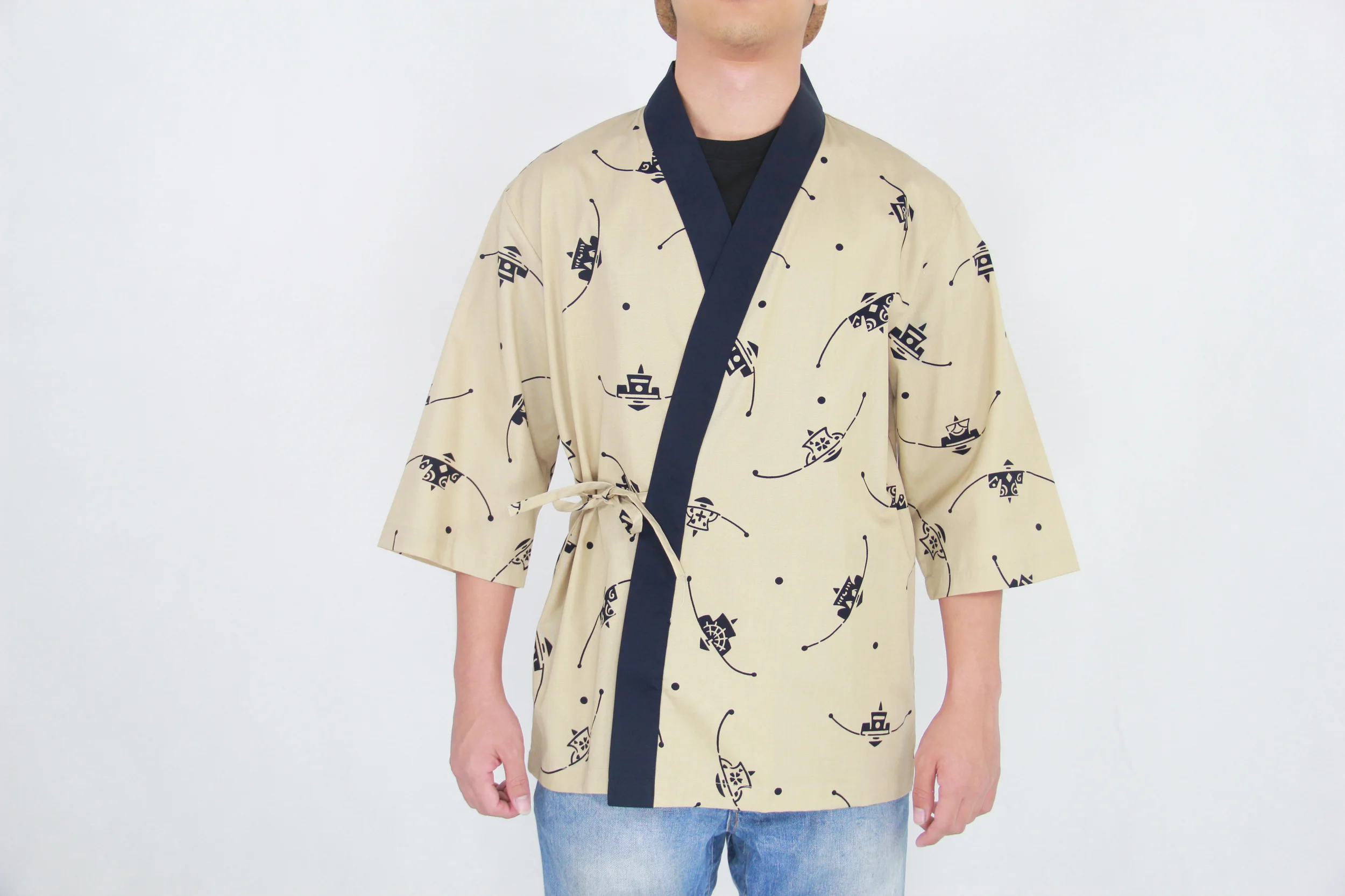 Geometric Sushi Bar Kimono
