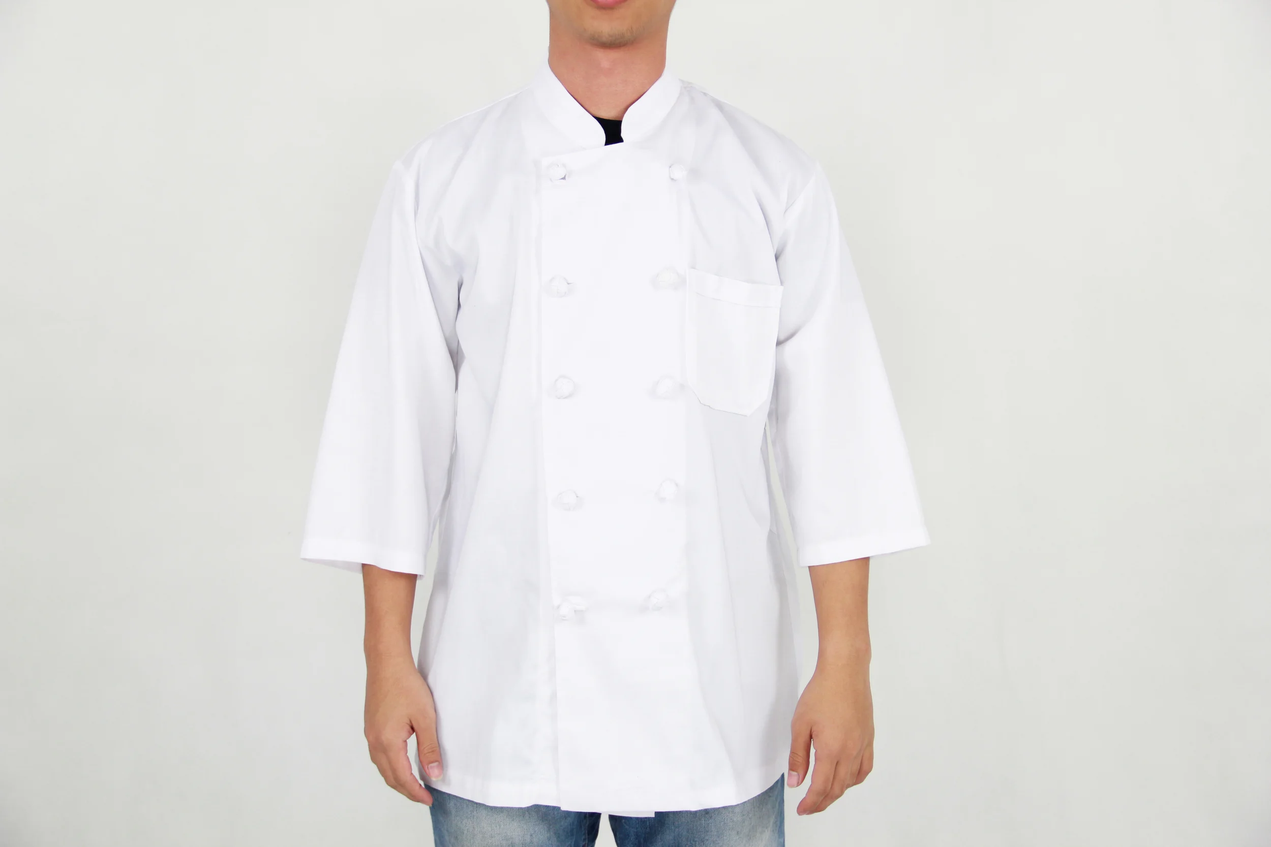 Knotted Buttons Chef Uniform