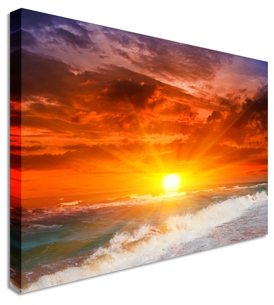 LARGE Flare Sunset Canvas Wall Ar.JPG