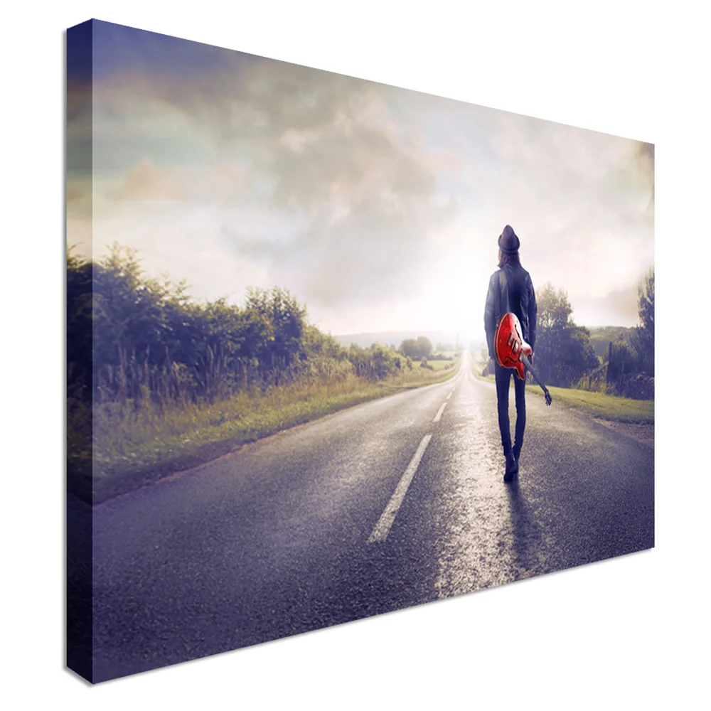 Musician Guitar Road — Canvas Town