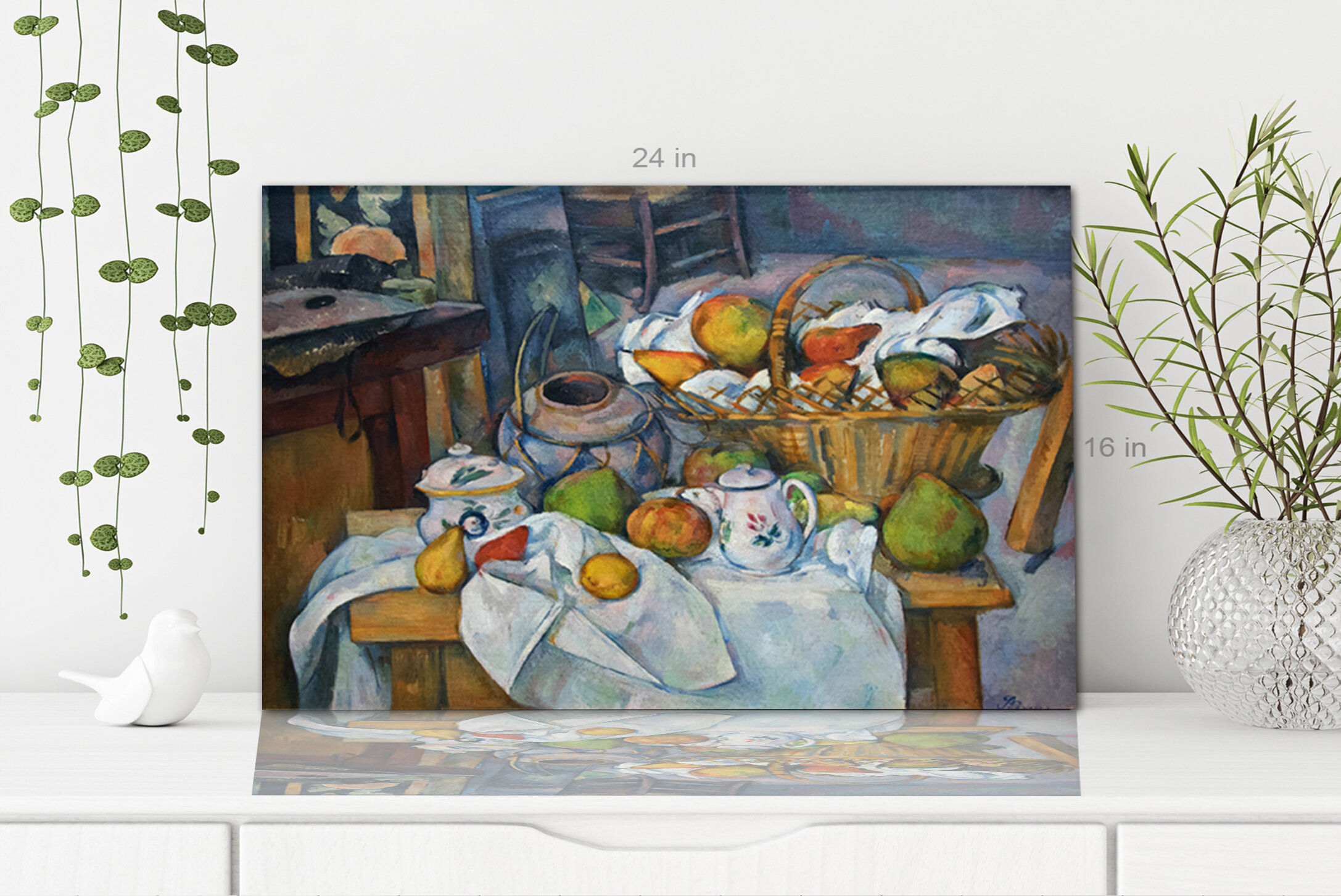 Paul Cézanne La Table de cuisine canvas wall art — Canvas Town