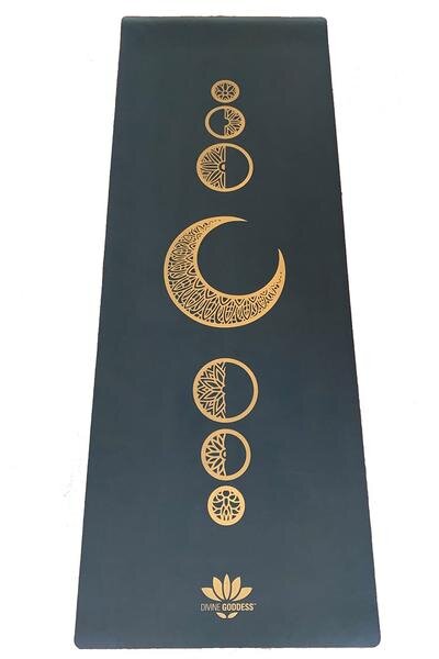 Golden Luna Yoga Mat 5mm - DIVINE GODDESS