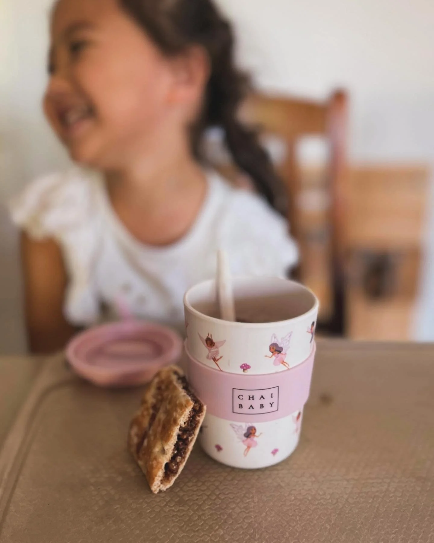 We love seeing happy customer pics 🤍 how gorgeous is Eloise with her @chaibabyco fairy cup in kids size! Sustainability starts young, why not make it fun 🧚