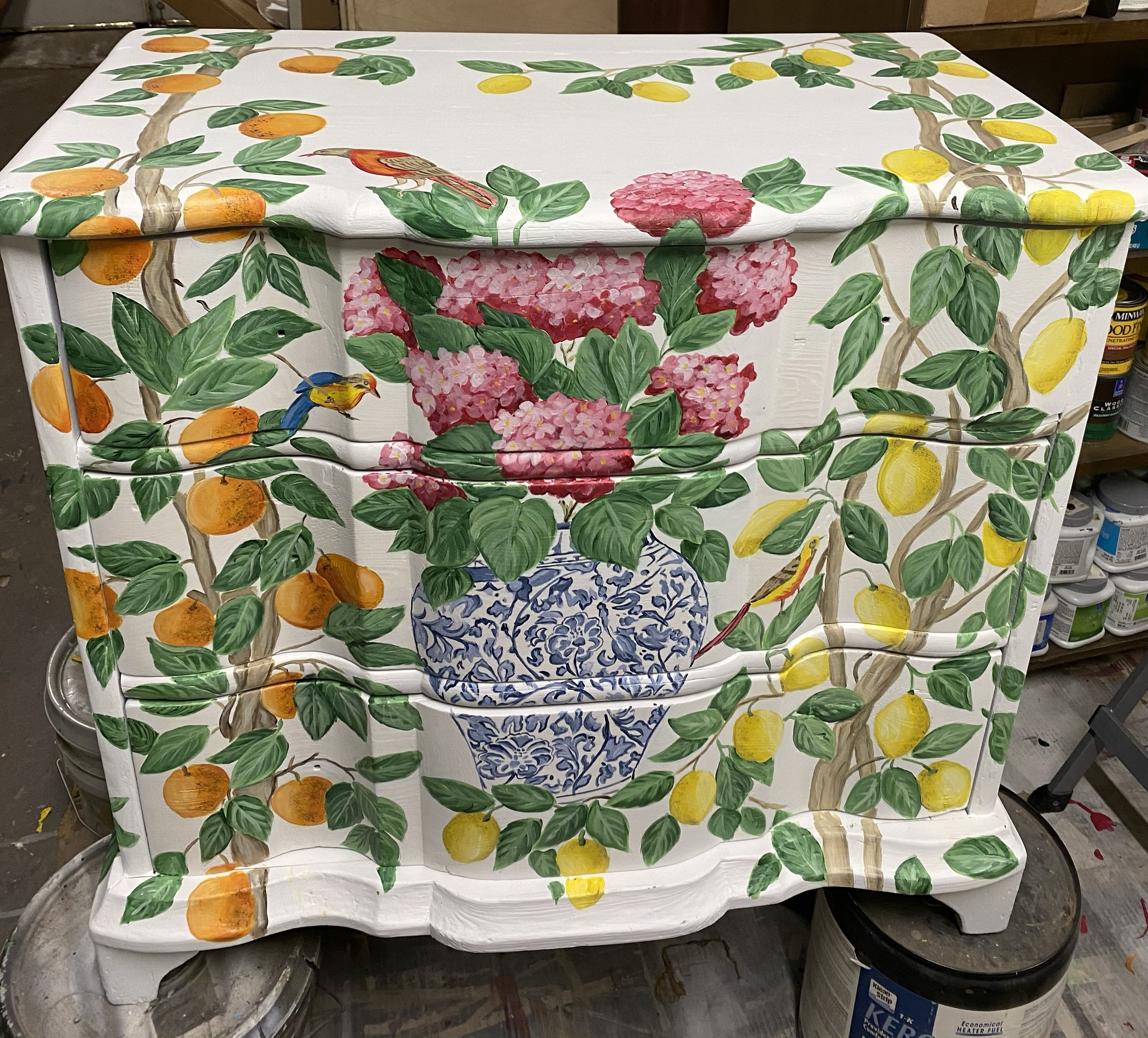 custom Handpainted Dresser