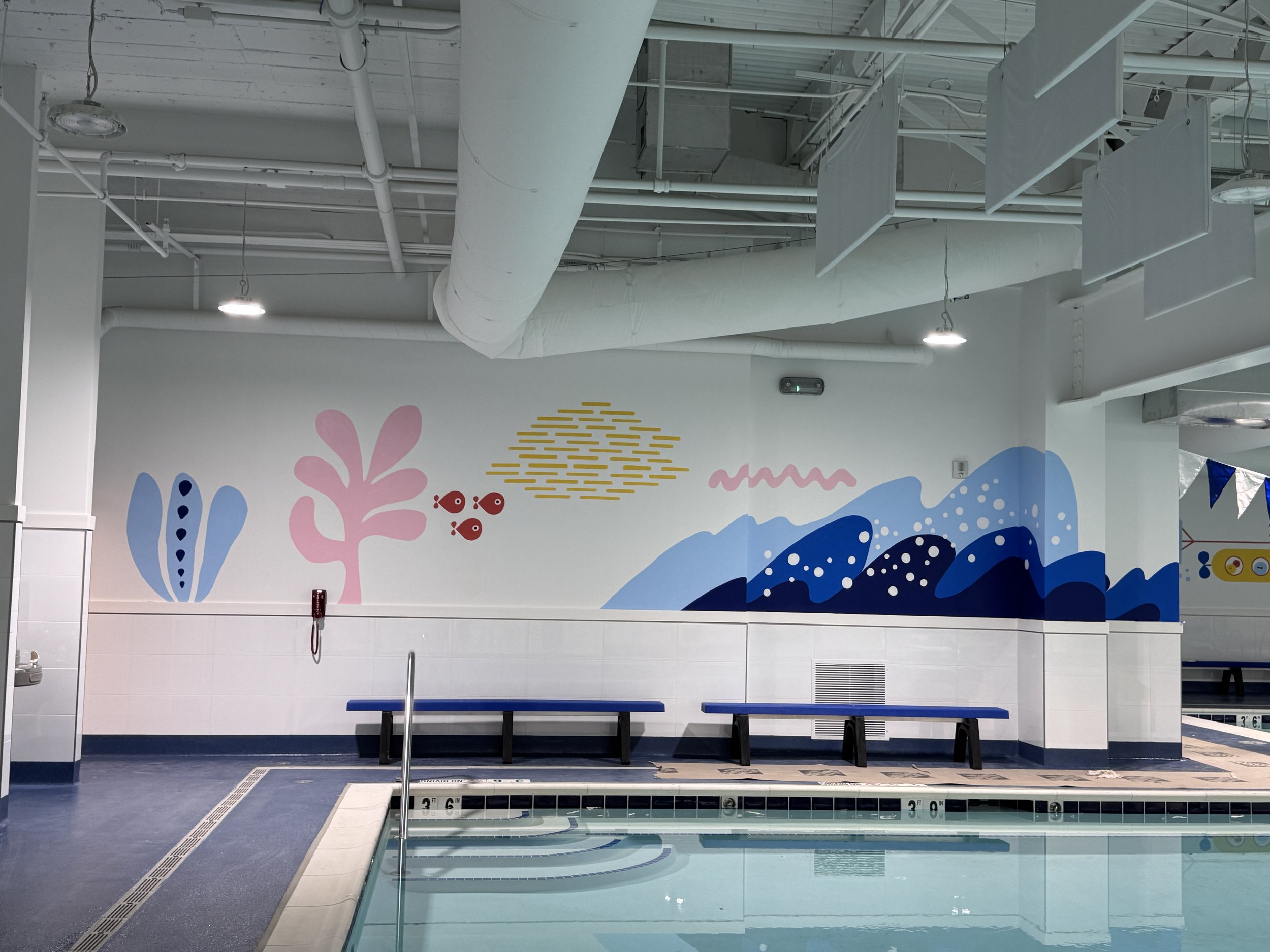 Big Blue Swim School Pool Deck